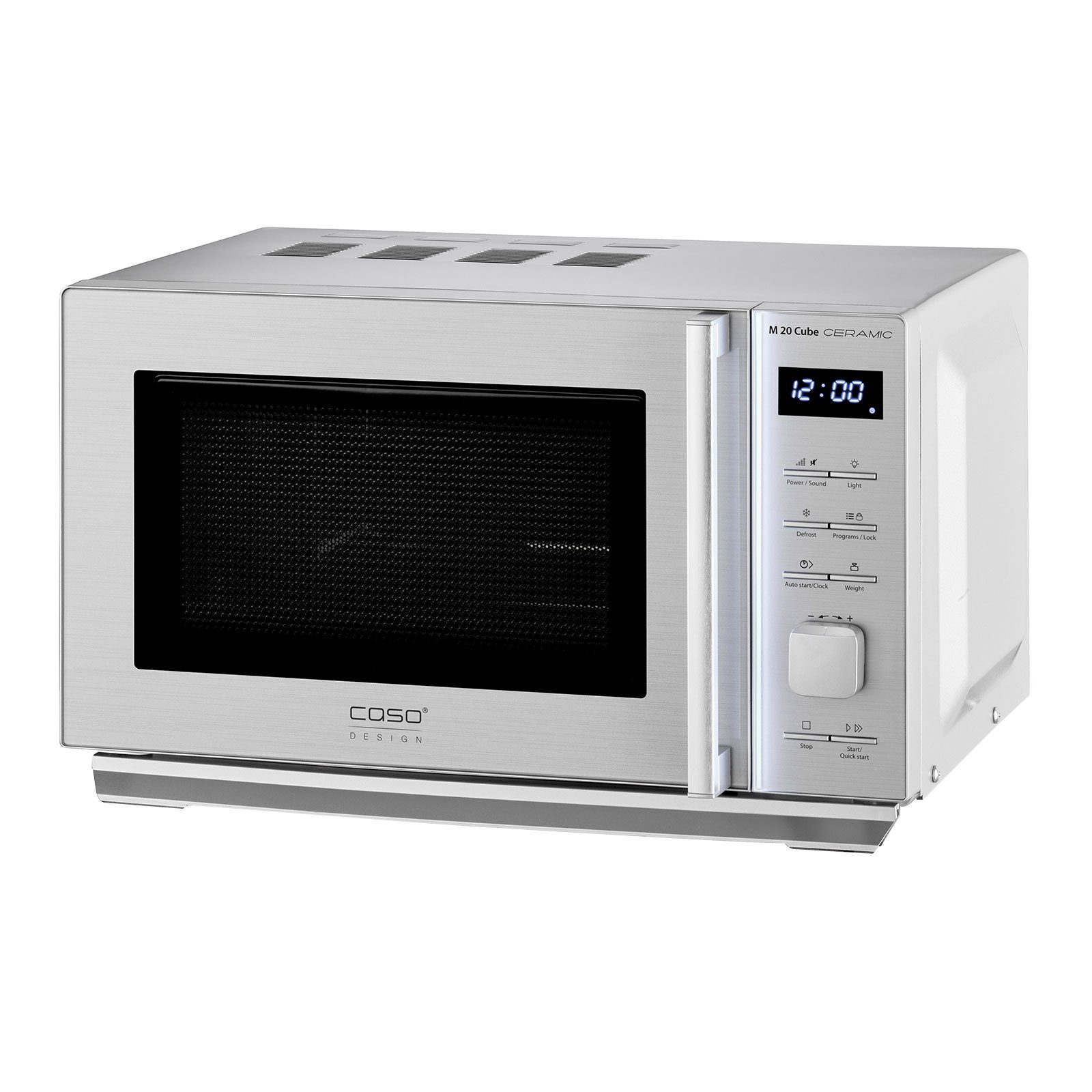 Caso Mikrowelle M 20 Cube Ceramic, Einstellbarer Timer