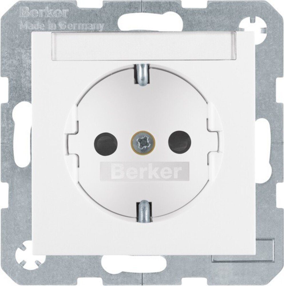 Berker Klemmen Berker SCHUKO-Steckdose pws/gl 47498989