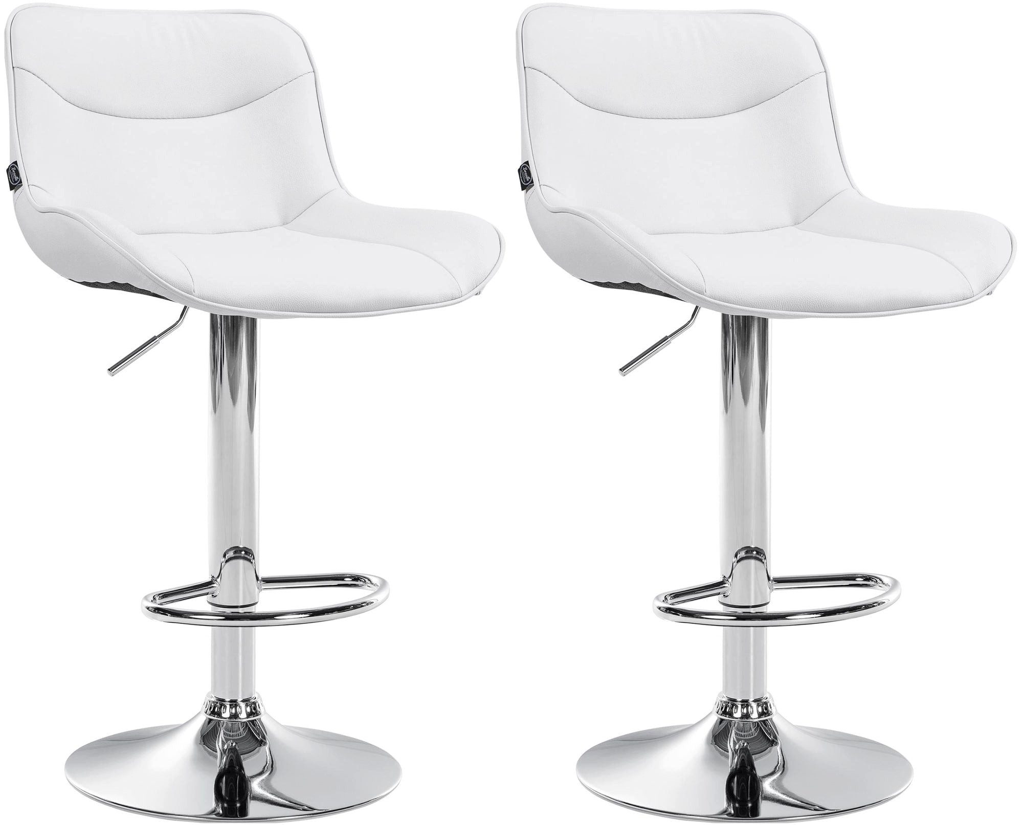 Bistrostuhl 2er Set Barhocker Vonore Kunstleder