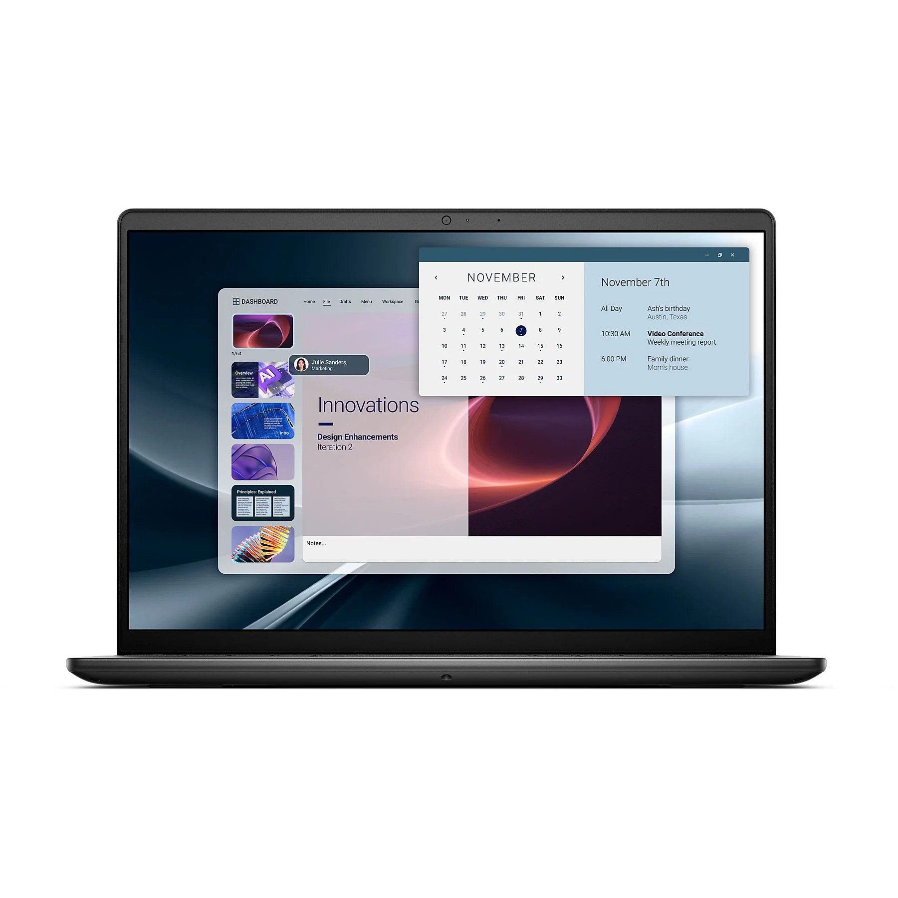 Dell Pro 14 Essential PV14255 Business Laptop AMD Ryzen 5 Windows 11 Pro Business-Notebook (35,56 cm/14 Zoll, AMD Ryzen 5 220, AMD Radeon™ 740M, 16 GB, 512 GB S – Bild 5 von 5