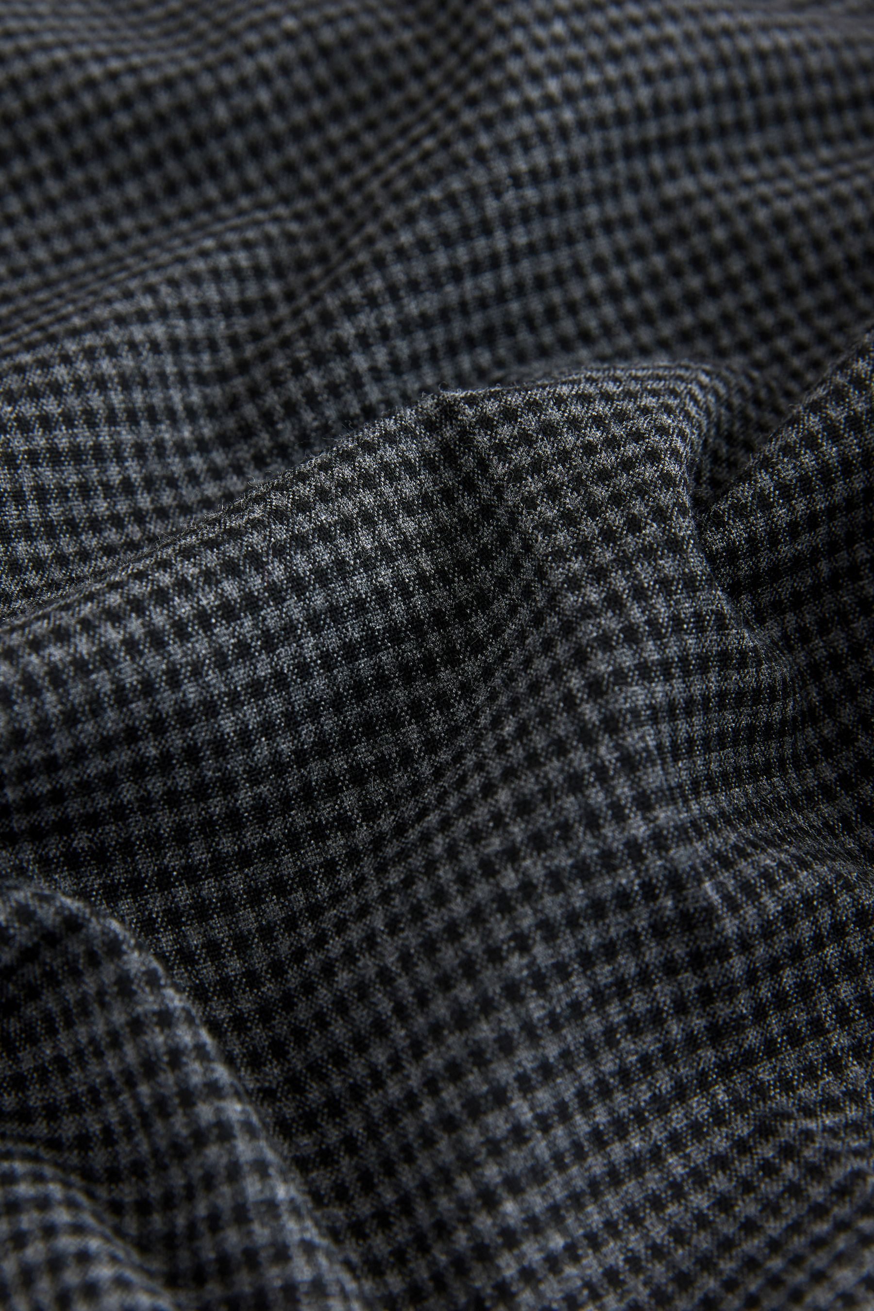 Next Stoffhose Tailored Slim Fit Hose mit Karomuster, Kurzgröße (1-tlg) günstig online kaufen