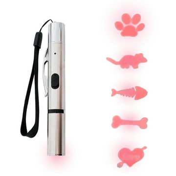 Angel's Pride Laserpointer LED Pointer, Katzenspielzeug mit Spielmaus, 5 verschiedene Lichtmuster
