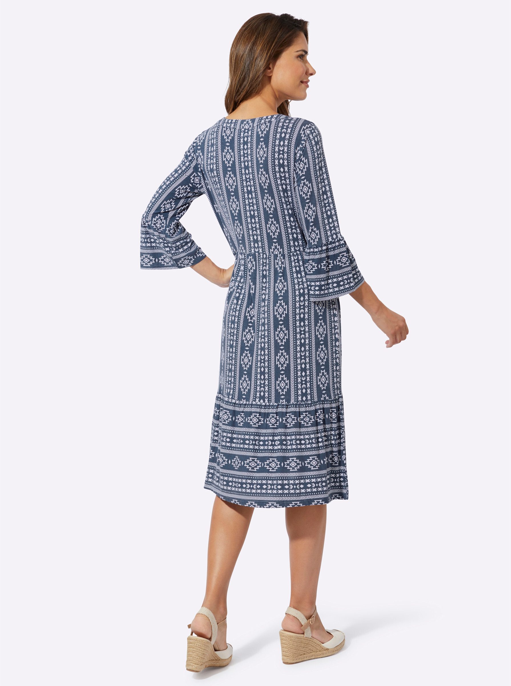 Sieh an! Jerseykleid Volantkleid günstig online kaufen