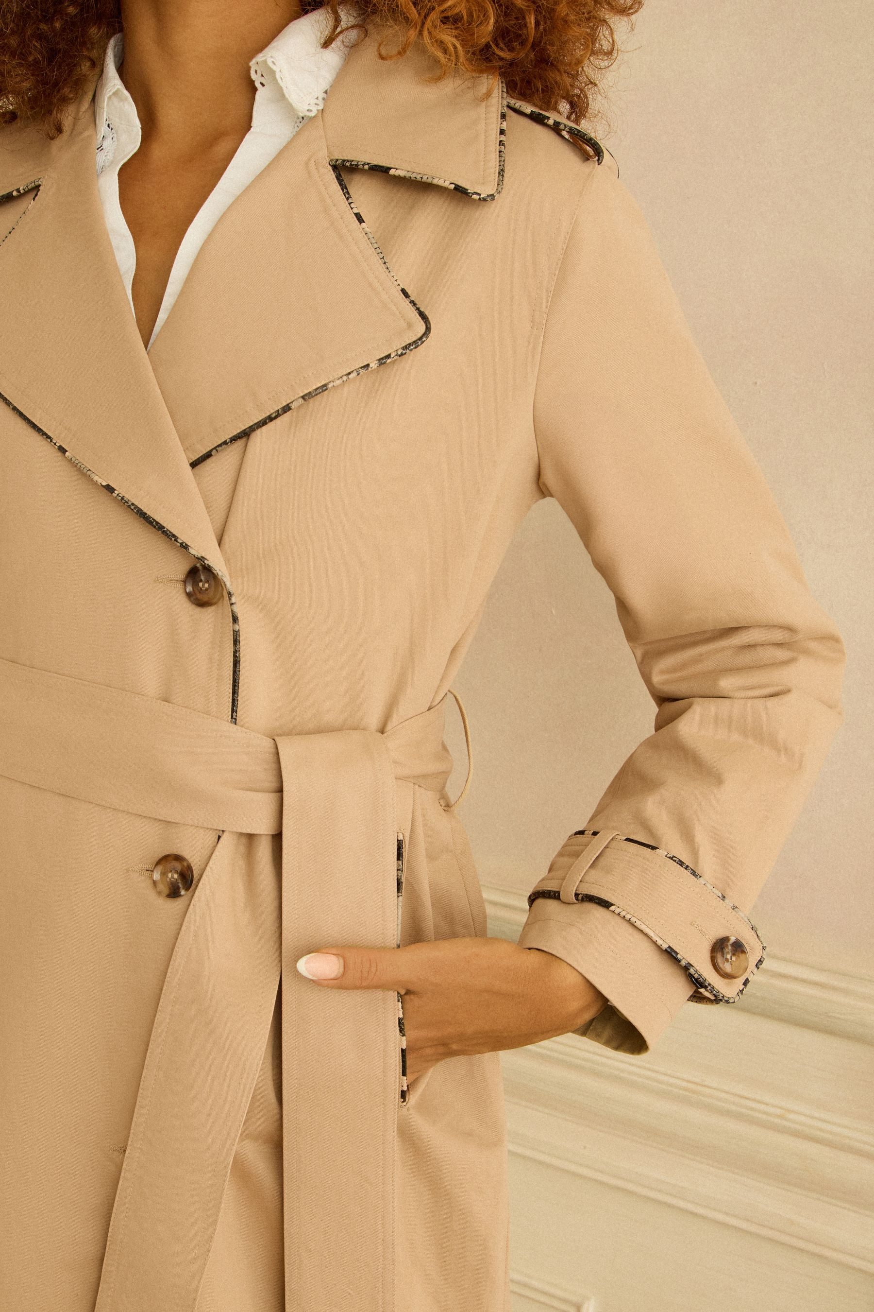 Love & Roses Trenchcoat Love & Roses Trenchcoat mit Print, Regular (1-tlg)
