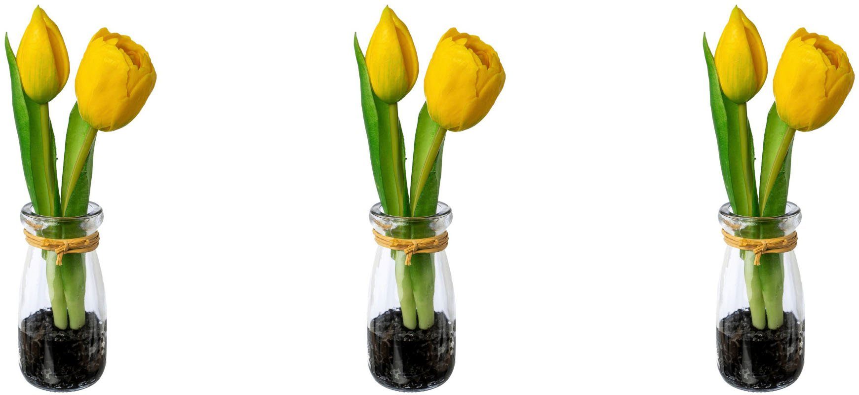 Kunsttulpe Tulpen home, Tulpe, pflegeleicht vielseitig my Höhe 21 Langlebig, und in Vase verwendbar cm