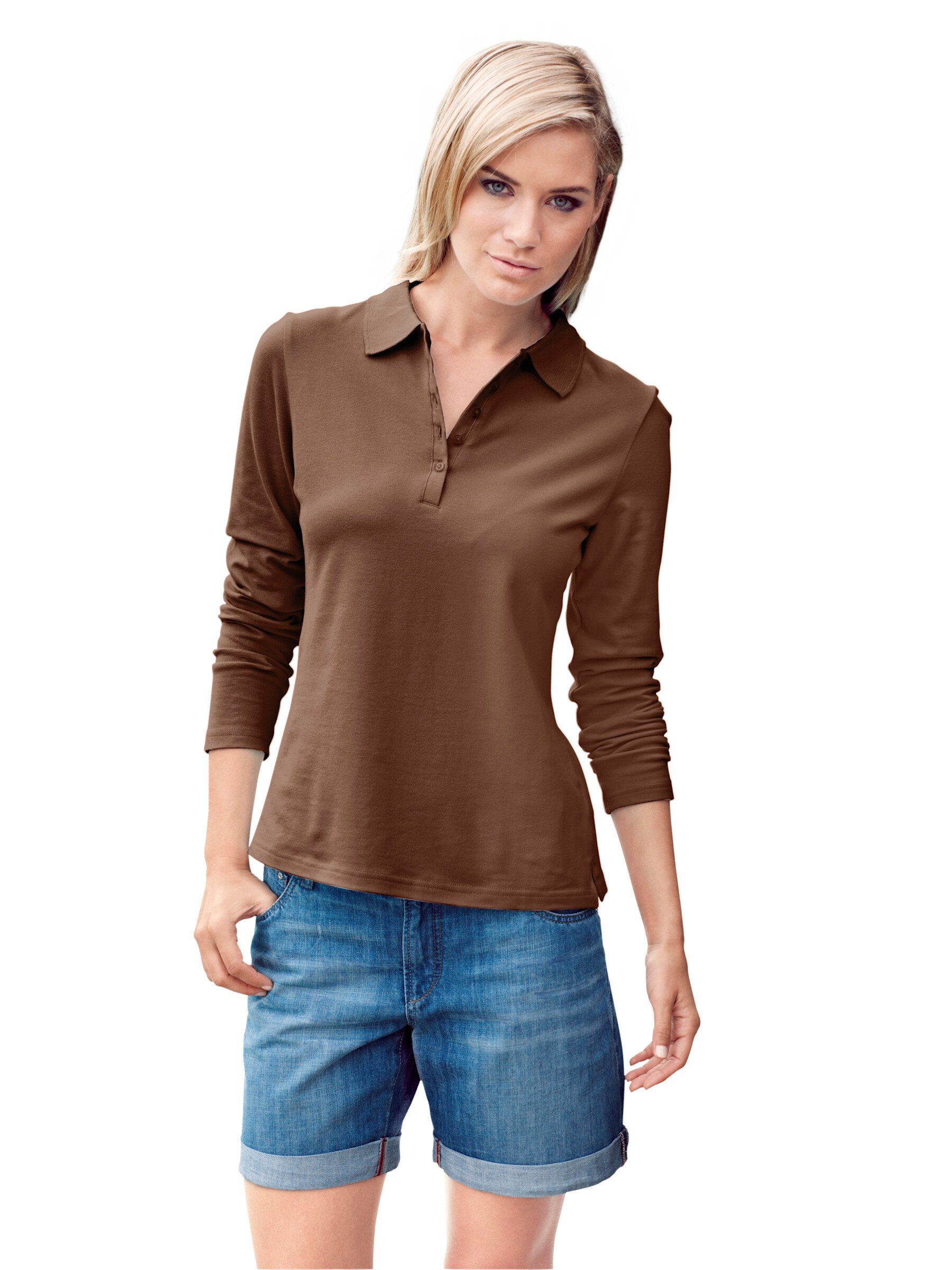 Braune Damen Poloshirts online OTTO kaufen 