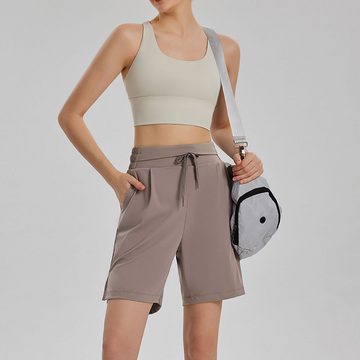 BlauWave Funktionsshorts Atmungsaktiv Sport Gym Shorts Kurze Sporthose mit Taschen (1-tlg) Geeignet für tägliche Reisen