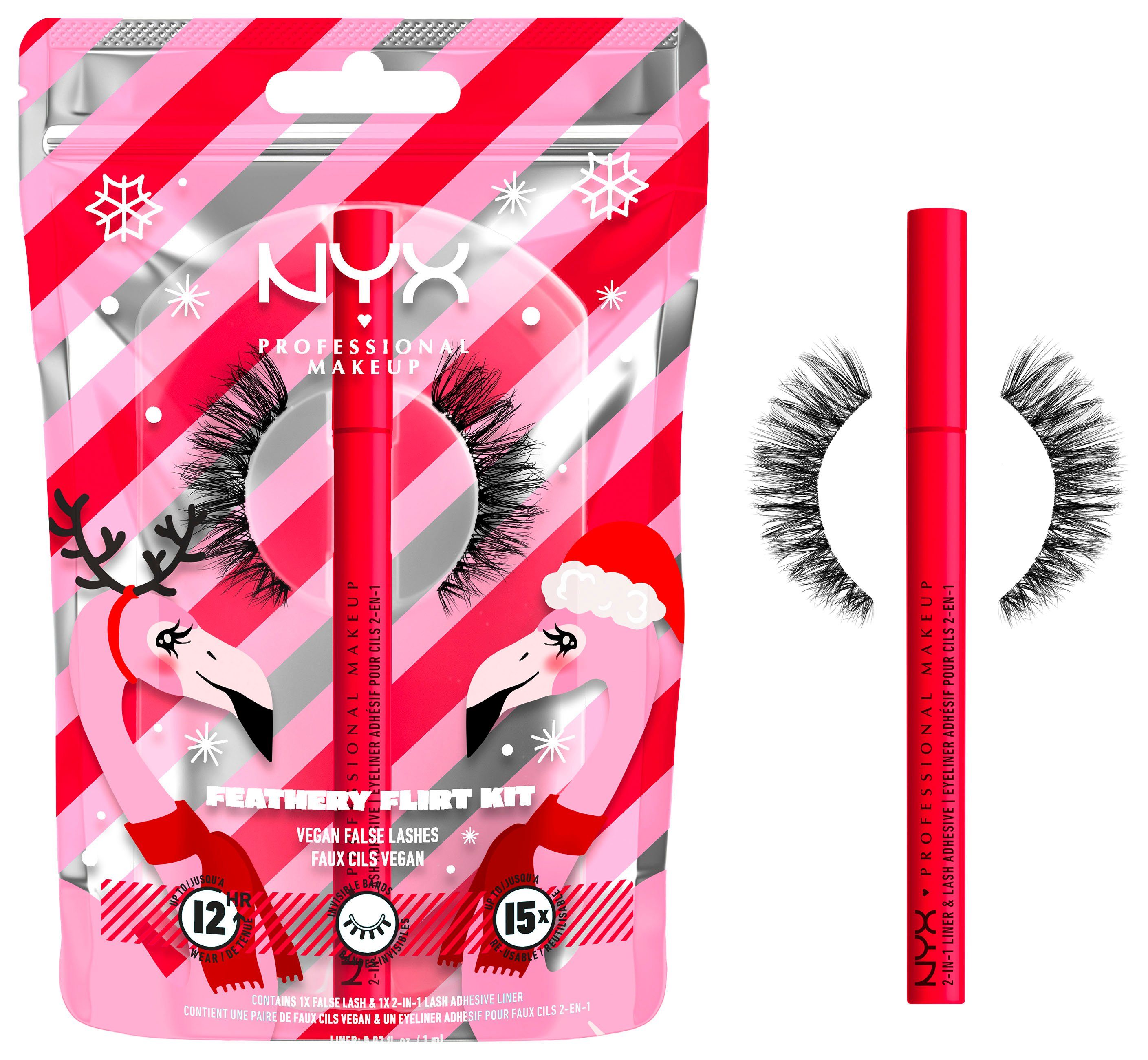 NYX Kosmetik-Set Kit Makeup Feathery NYX Professional Flirt