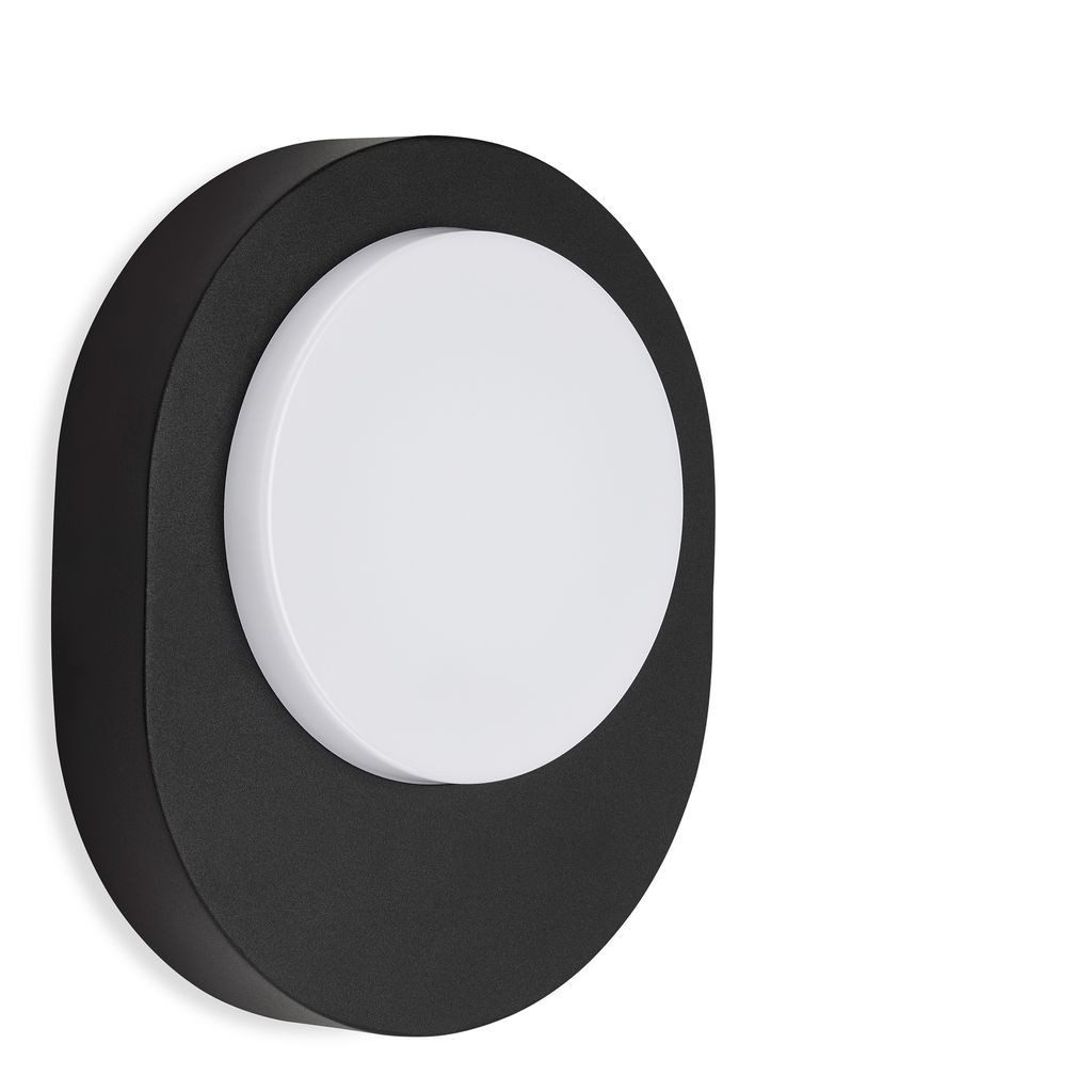 Telefunken Außen-Wandleuchte 312005TF, LED fest integriert, 2700K - Extra-Warmweiß, Wand Außenleuchte IP44 4000K 8W 800lm 24,4x20x6cm