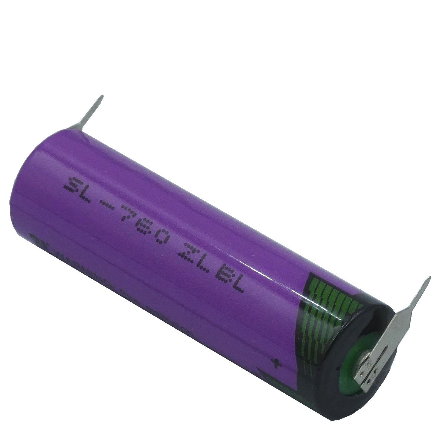 Tadiran TADIRAN 2er 3,6V SL-760PR Batterie 2100mAh Print Batterie, Volt (3,6 V) mit Lithium Mignon