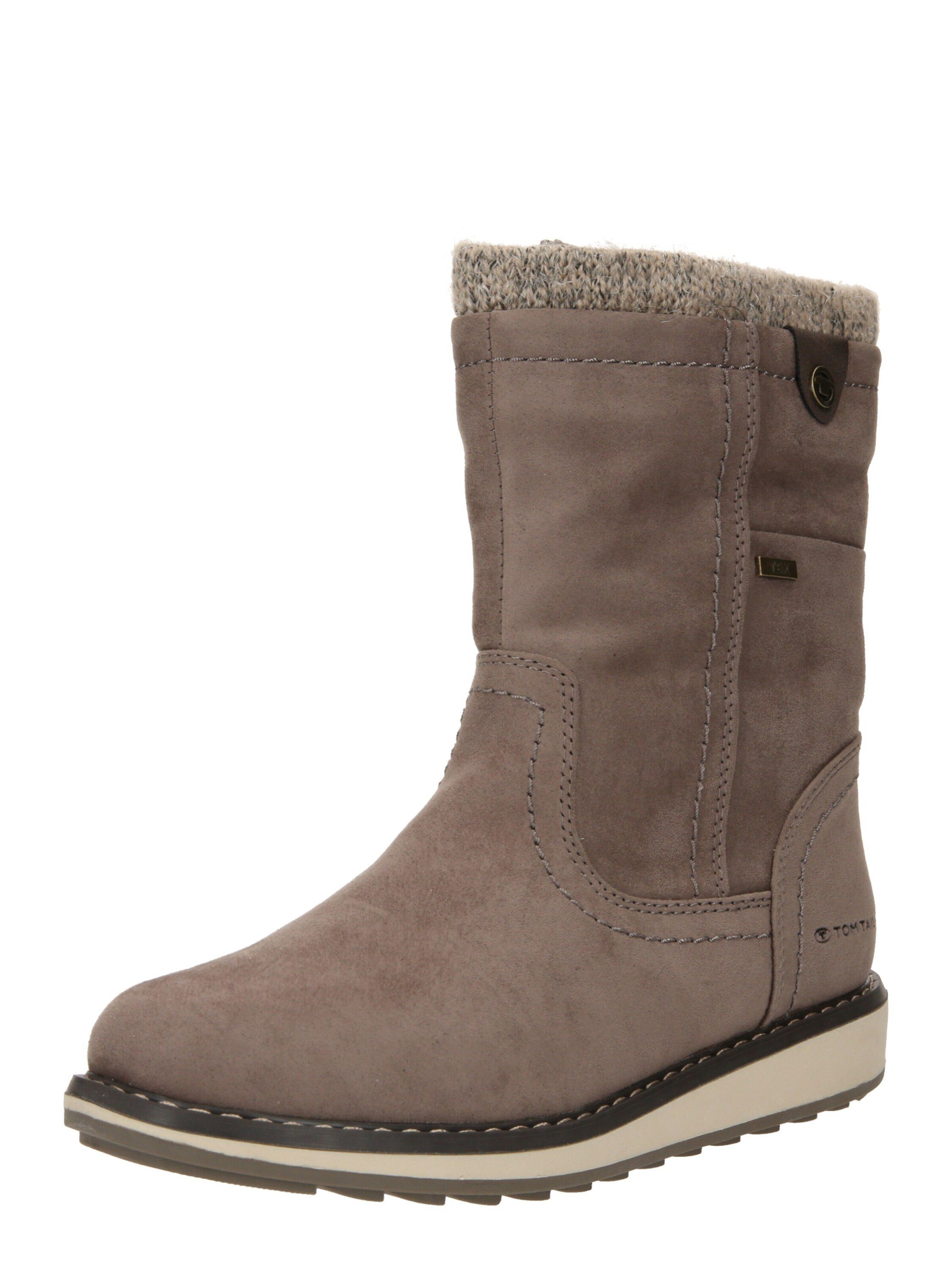TOM TAILOR Damen Stiefelette – Mit Warmem Futter, Schnürung & Reißverschluss, Wasserabweisend