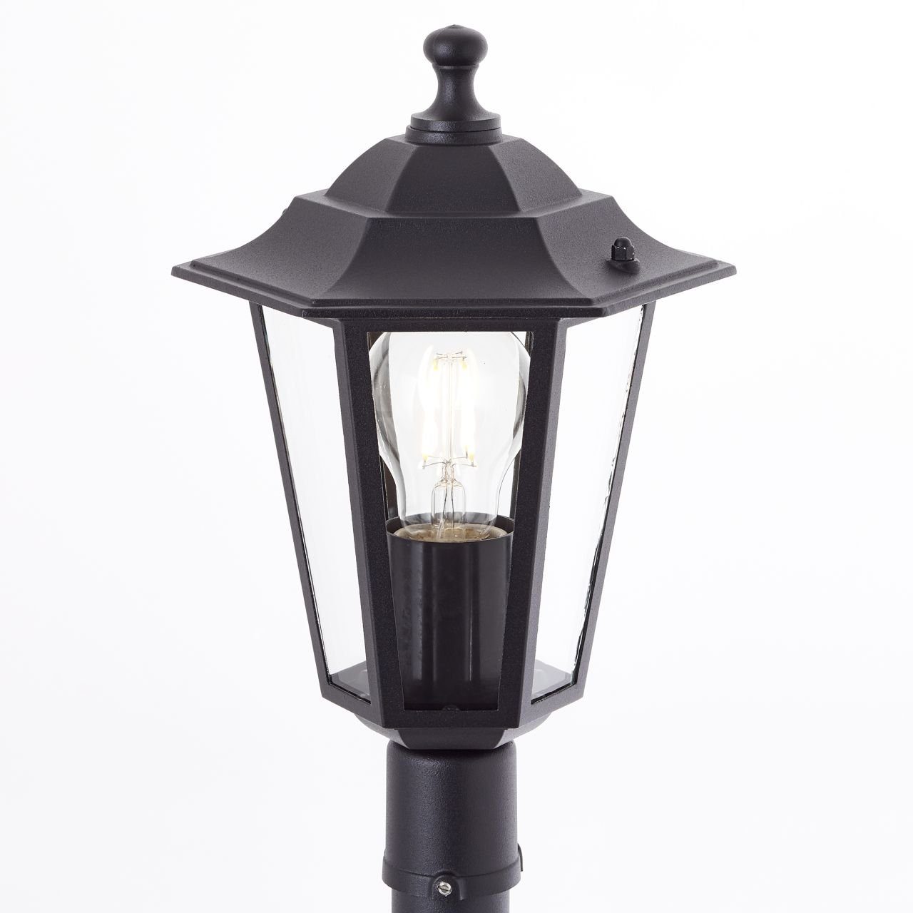 Brilliant Außen-Stehlampe Carleen, Carleen Außenstandleuchte f 100cm geeignet A60, 1x schwarz E27, 60W