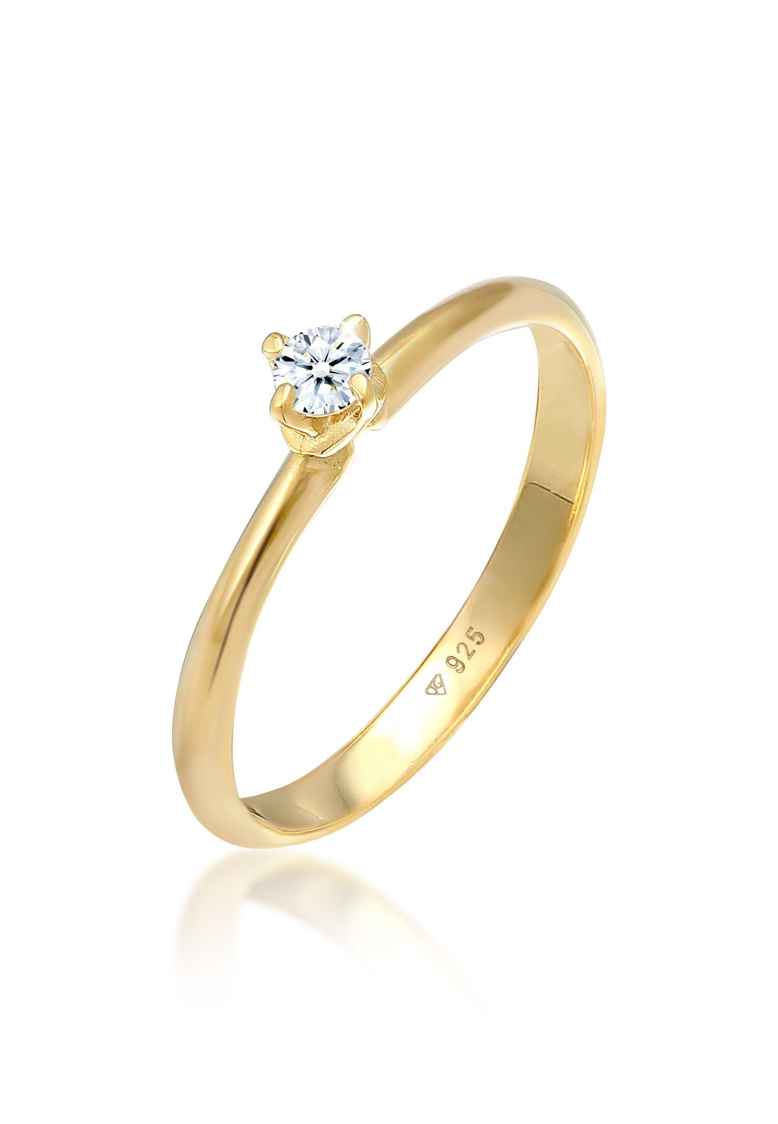 Elli DIAMONDS Diamantring Ring Solitär Diamant günstig online kaufen
