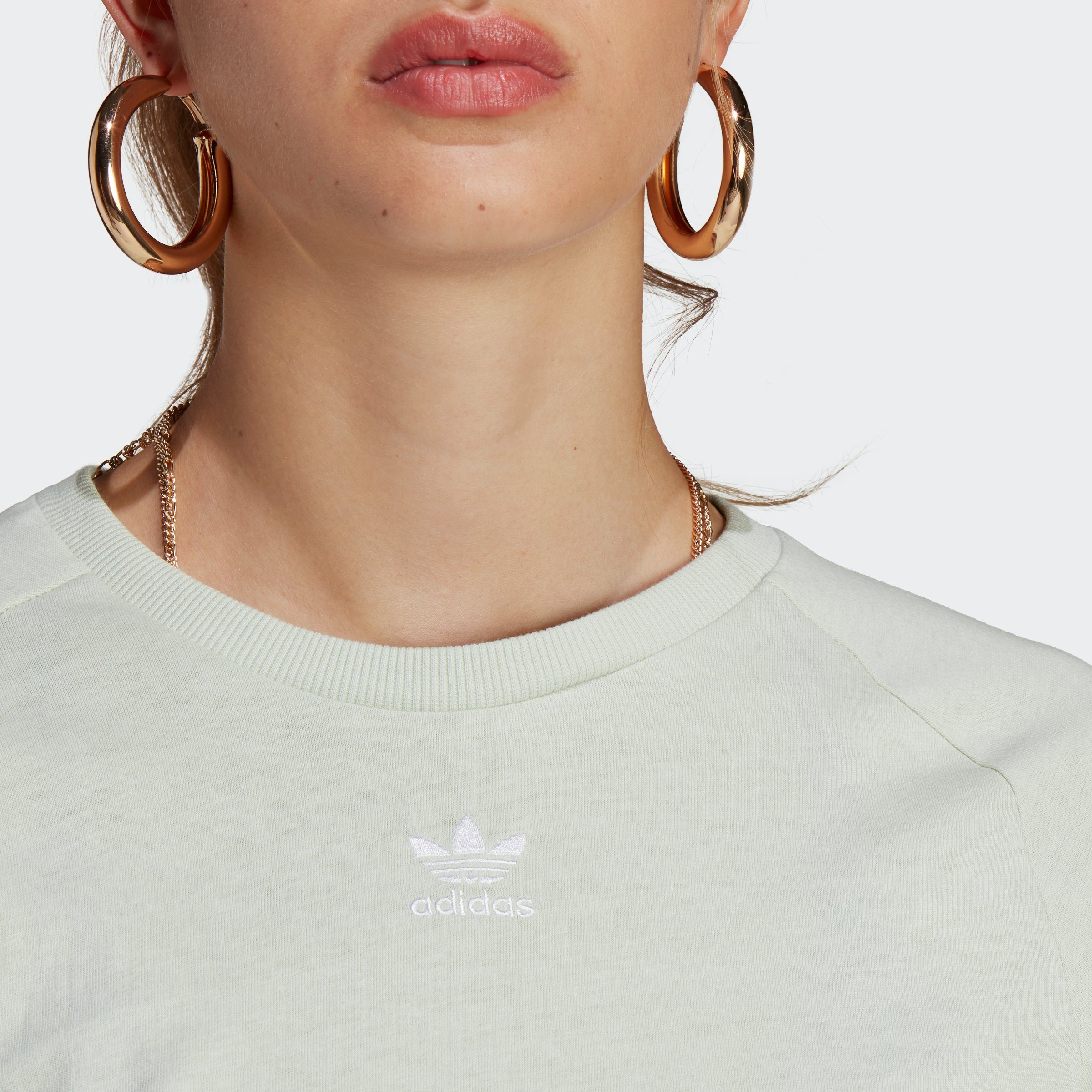 adidas Originals T-Shirt ESSENTIALS+ MADE WITH Linen HEMP Green