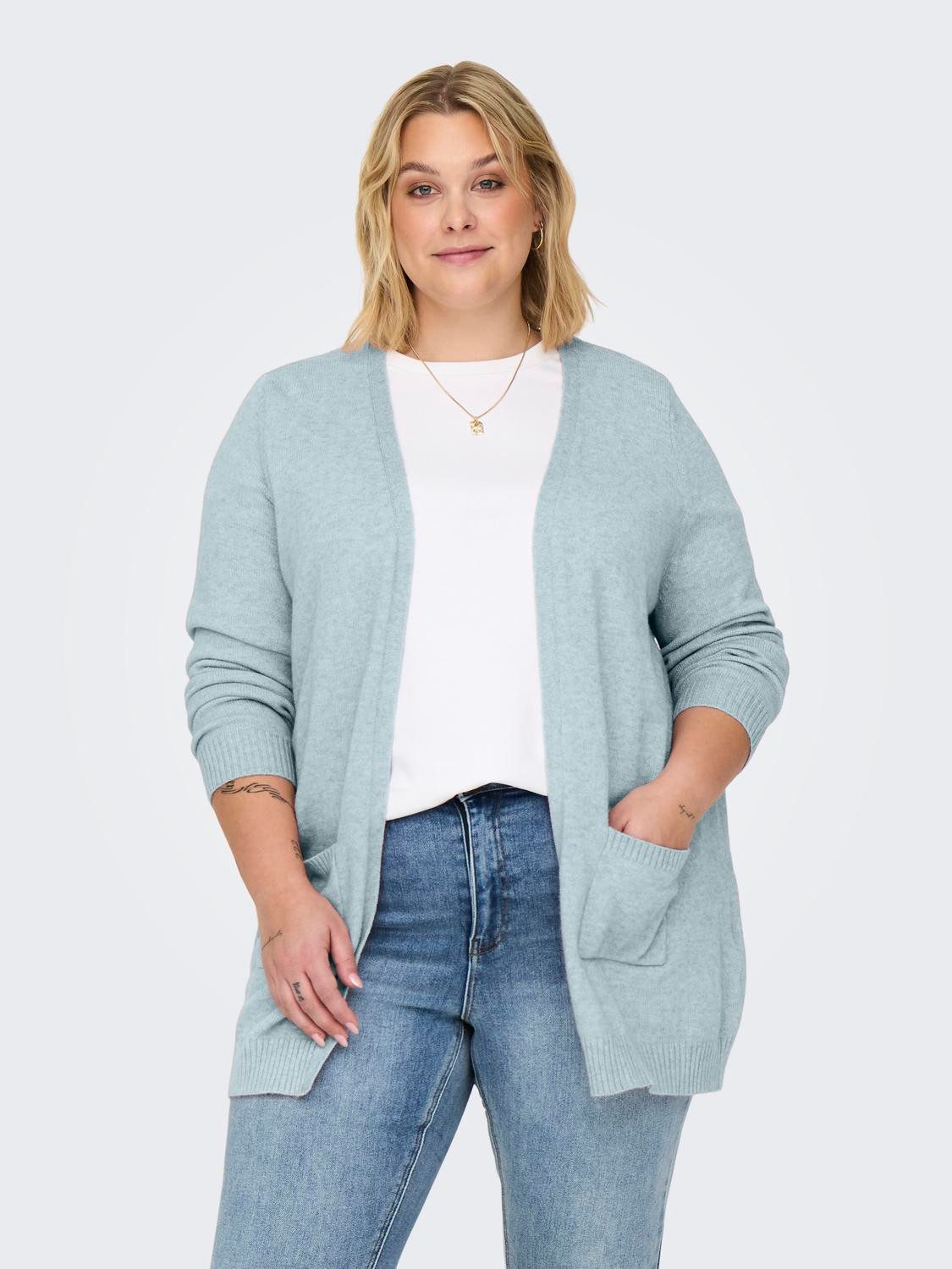 ONLY CARMAKOMA Strickjacke CARESLY L/S OPEN CARDIGAN NOOS KNT günstig online kaufen