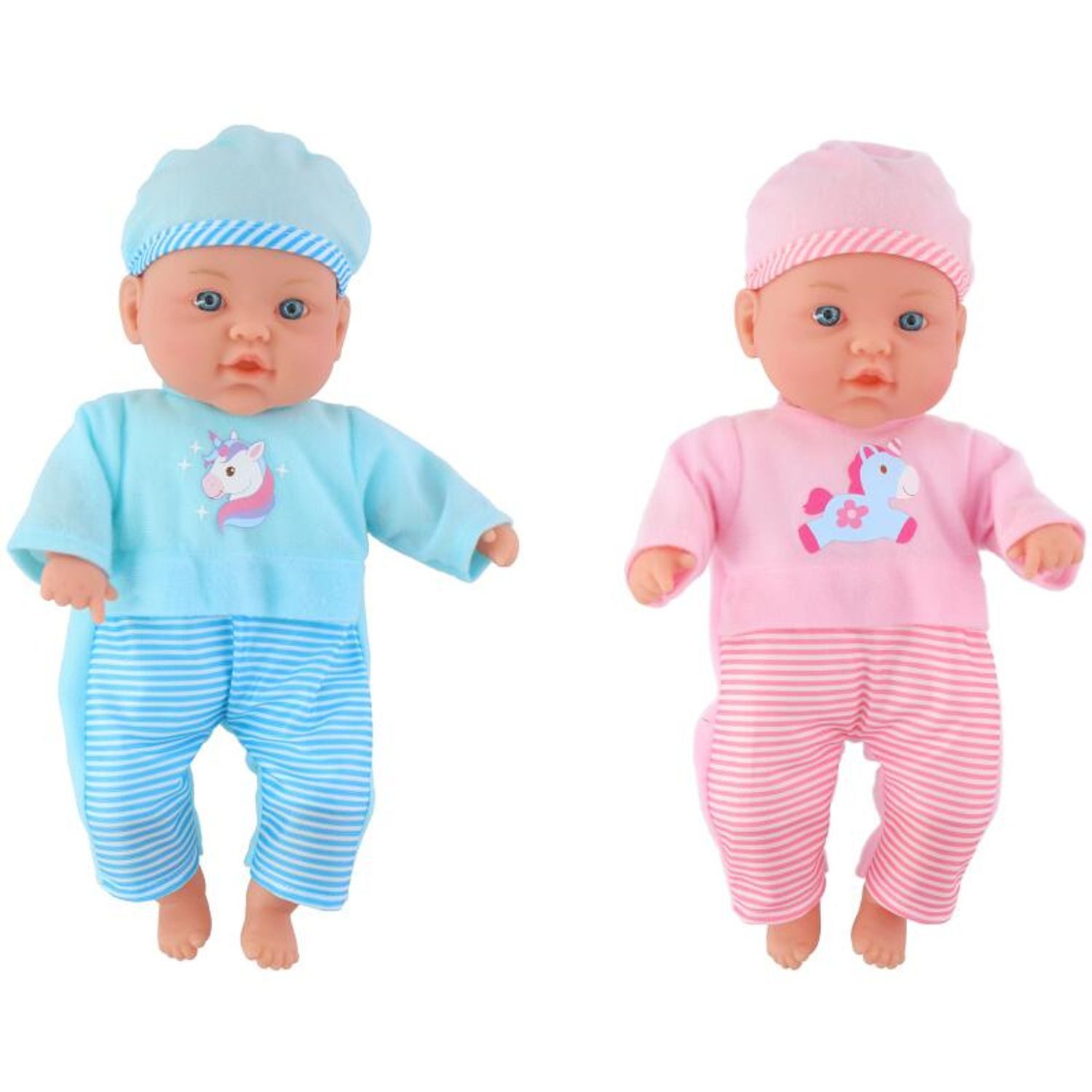 Anziehpuppe Babypuppe 31cm Sound Laute Geräusche Mädchen Spielzeug Kinder Kleider