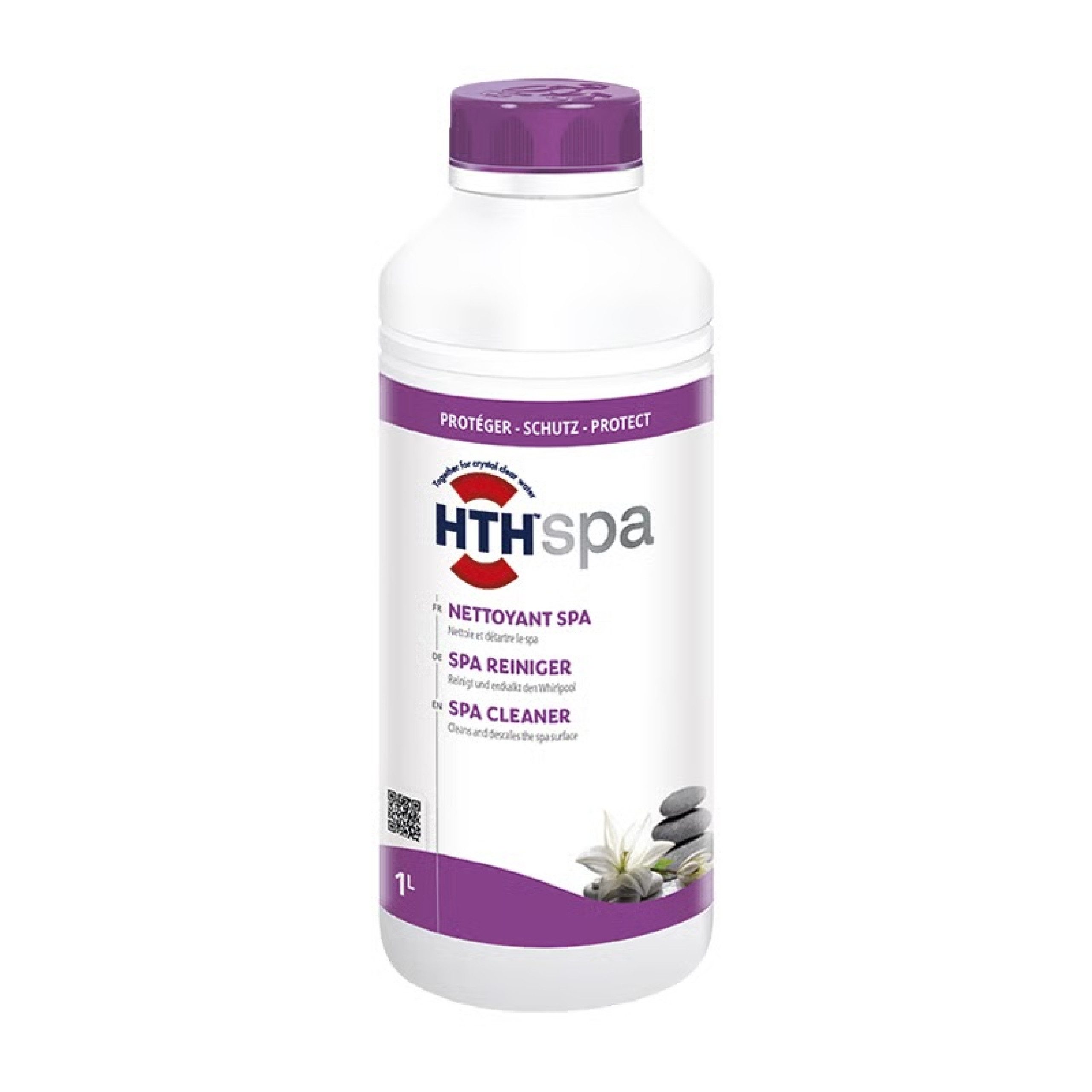 HTH Poolpflege hth Spa Reiniger 1 L (1000 ml) reinigt und entkalkt für Whirlpools