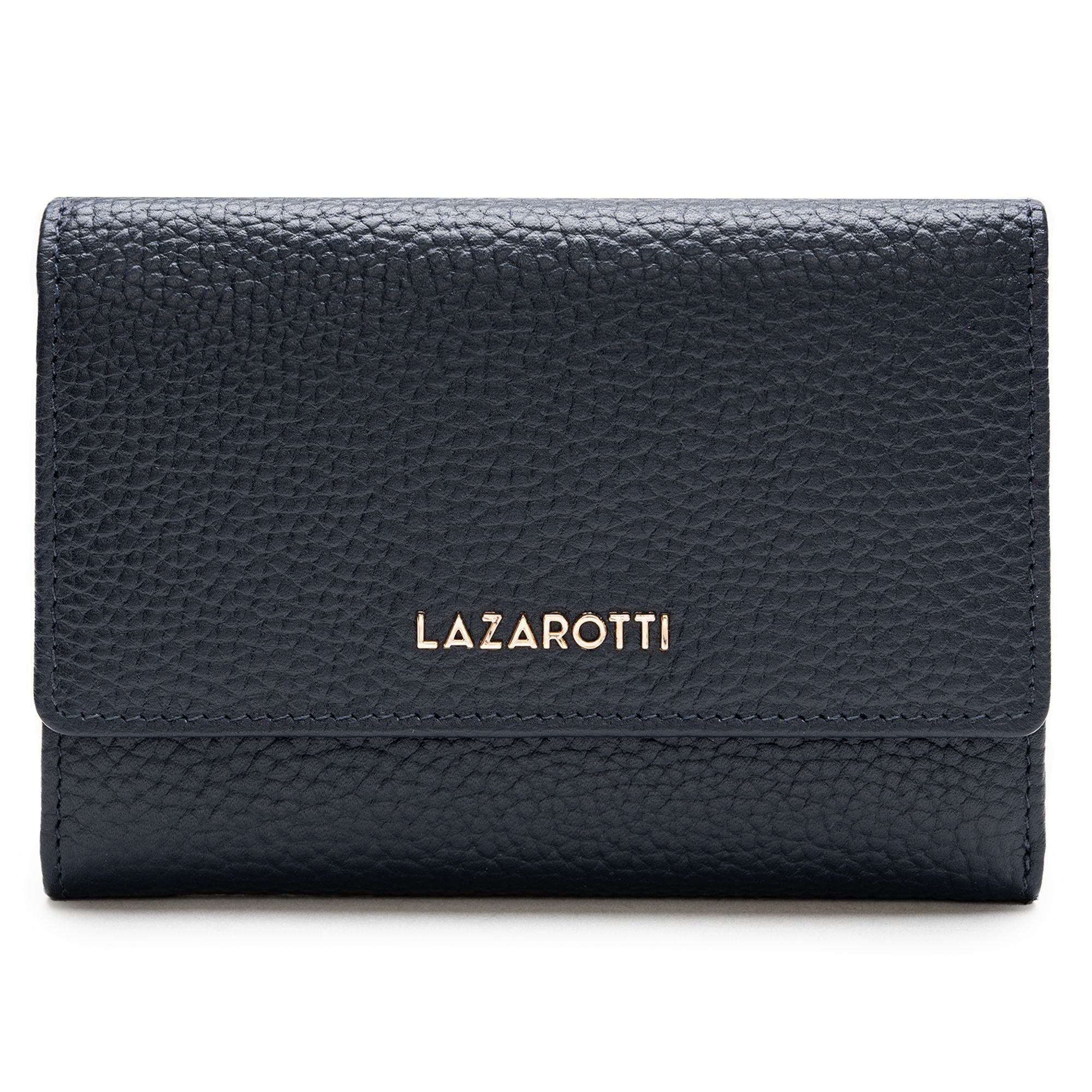 Lazarotti Geldbörse Bologna Leather, Leder navy