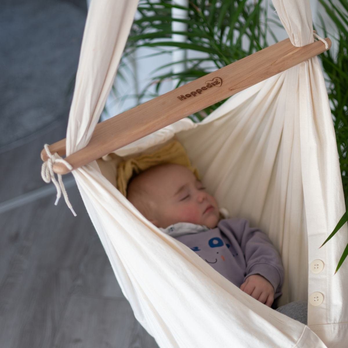 Hoppediz Federwippe Komplett-Set Baby-Federwiege