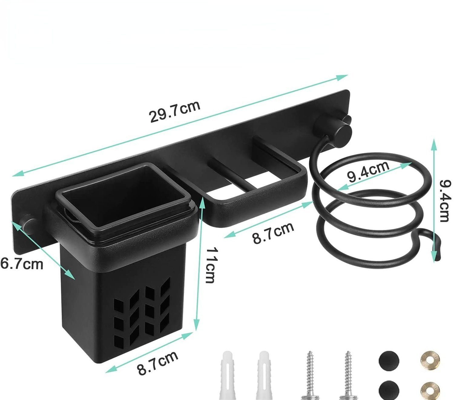 BYSURE Haartrocknerhalter, (1-tlg., Wandfönhalterung, Badaccessoires) günstig online kaufen