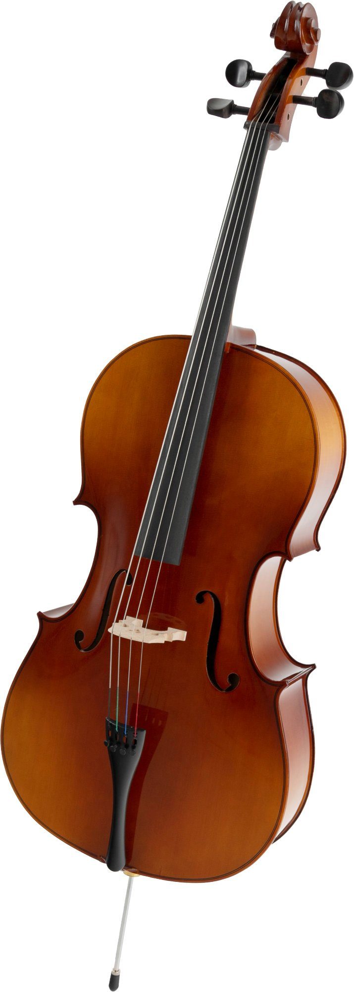 Classic Cantabile Cello Student Cello in 4/4 Größe, Komplett-Set, inkl. Tasche und Bogen, Handgefertigte Qualität