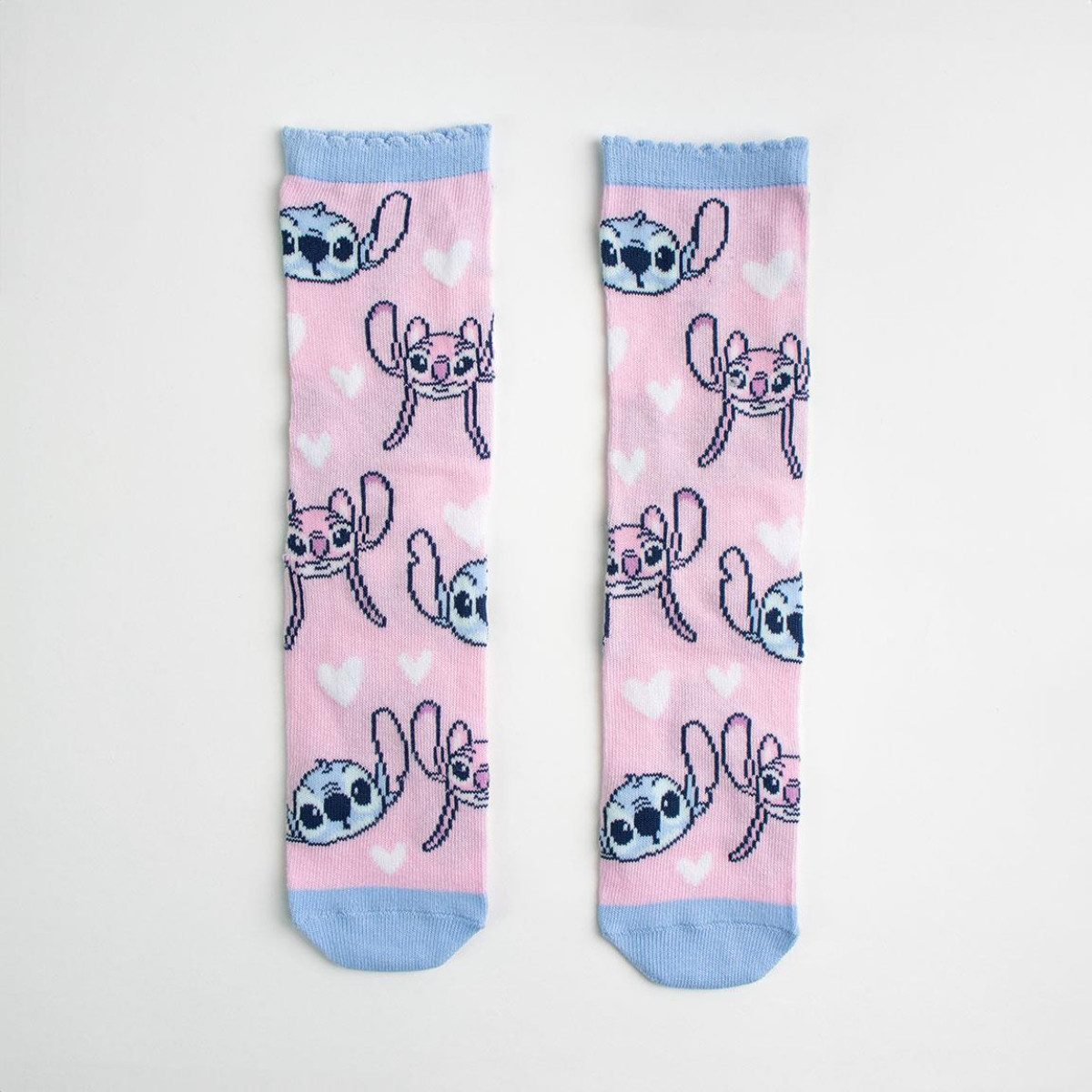 Cerda Langsocken Stitch Motiv-Socken – 3 Paar weiche Baumwollsocken für Unisex