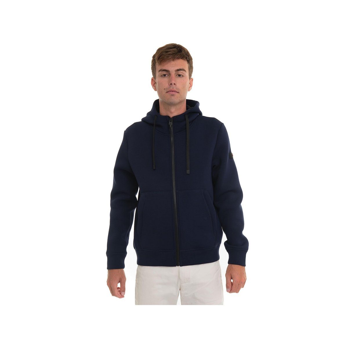 graphitblau Sweatshirt (1-tlg) uni PEUTEREY
