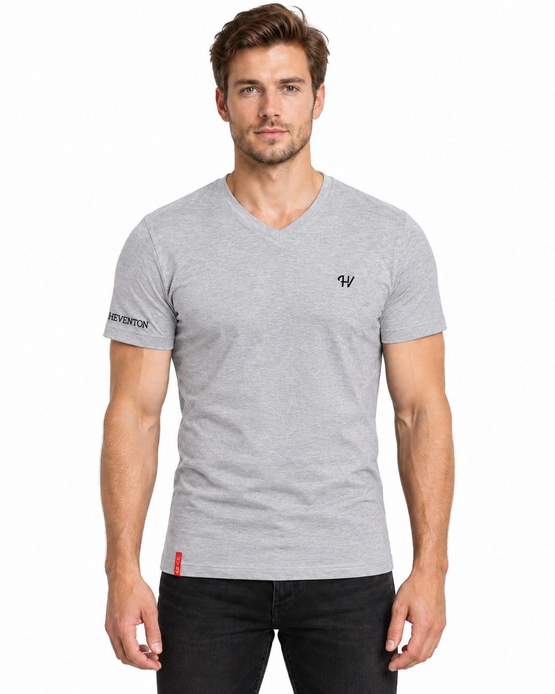 HEVENTON T-Shirt mit V-Ausschnitt