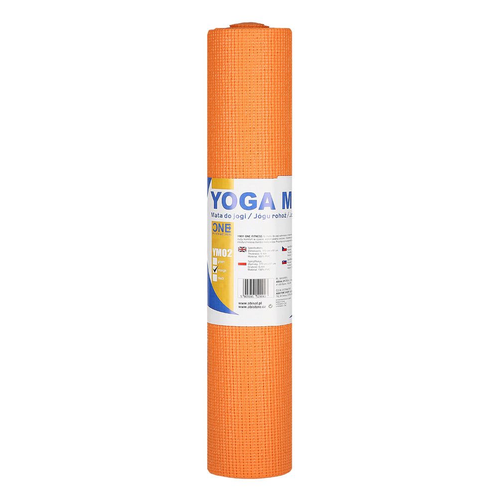 ONE FITNESS Yogamatte Homegym Fitnessmatte (Spar-Set, 1-St., rutschfest), Perfekt für Yoga, Fitness, Aerobic oder Strandaktivitäten