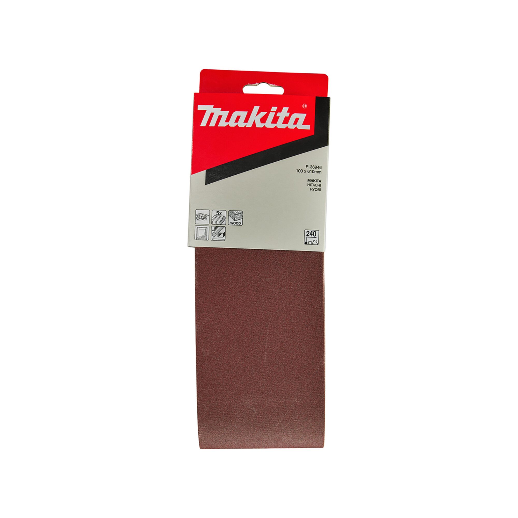 Makita Schleifband Makita Schleifband 100x610mm K240 5 Stk