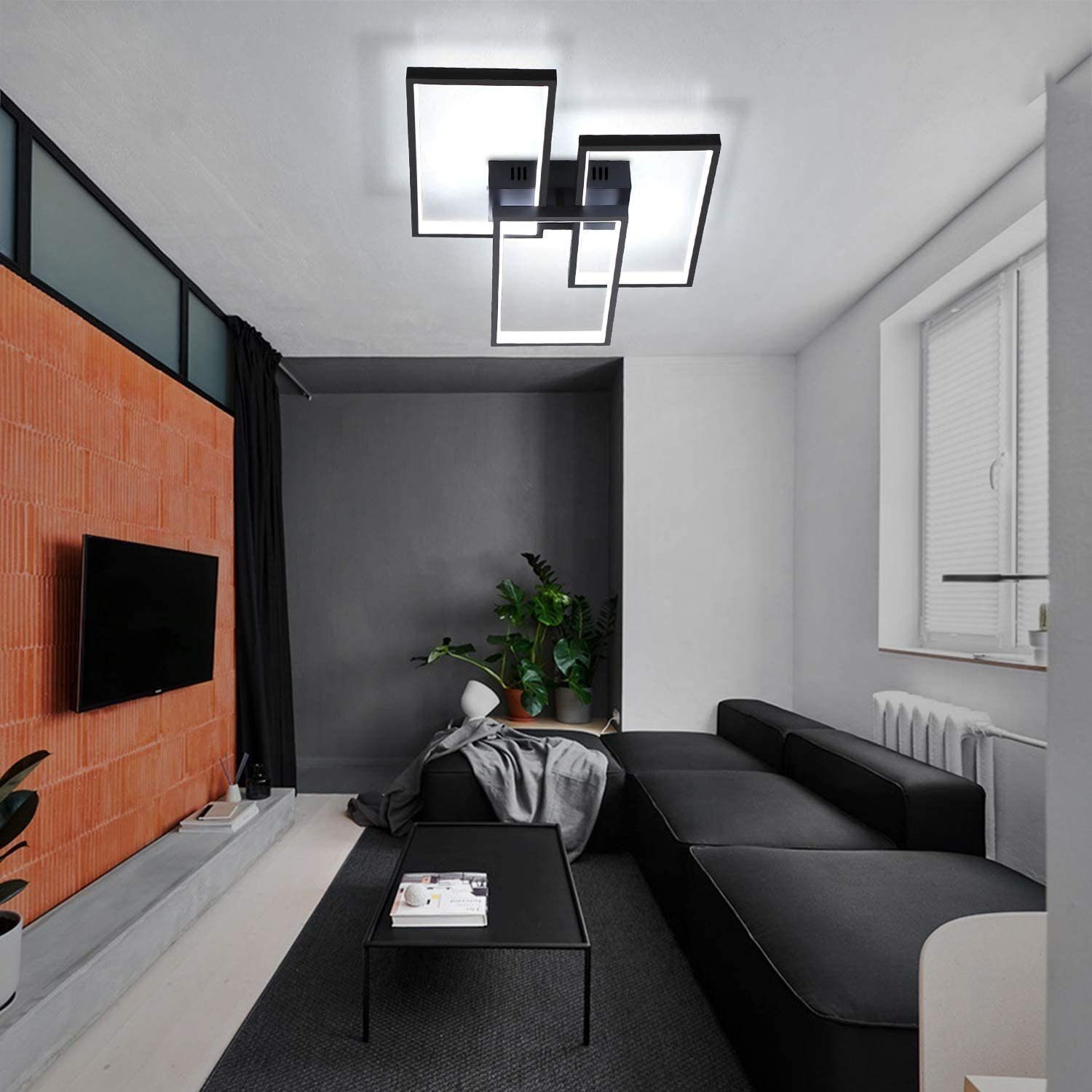 Nettlife LED Deckenleuchte Wohnzimmer Dimmbar mit günstig online kaufen