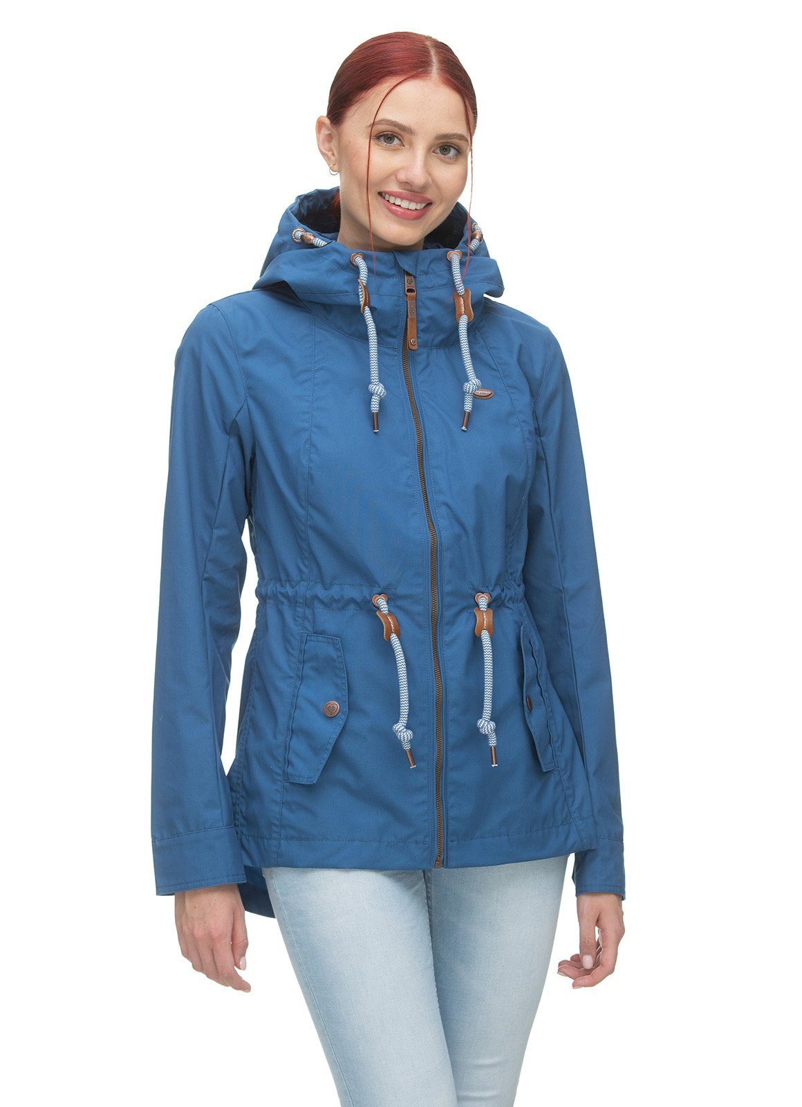 Ragwear Outdoorjacke Damen Übergangsjacke Monadis, Blue