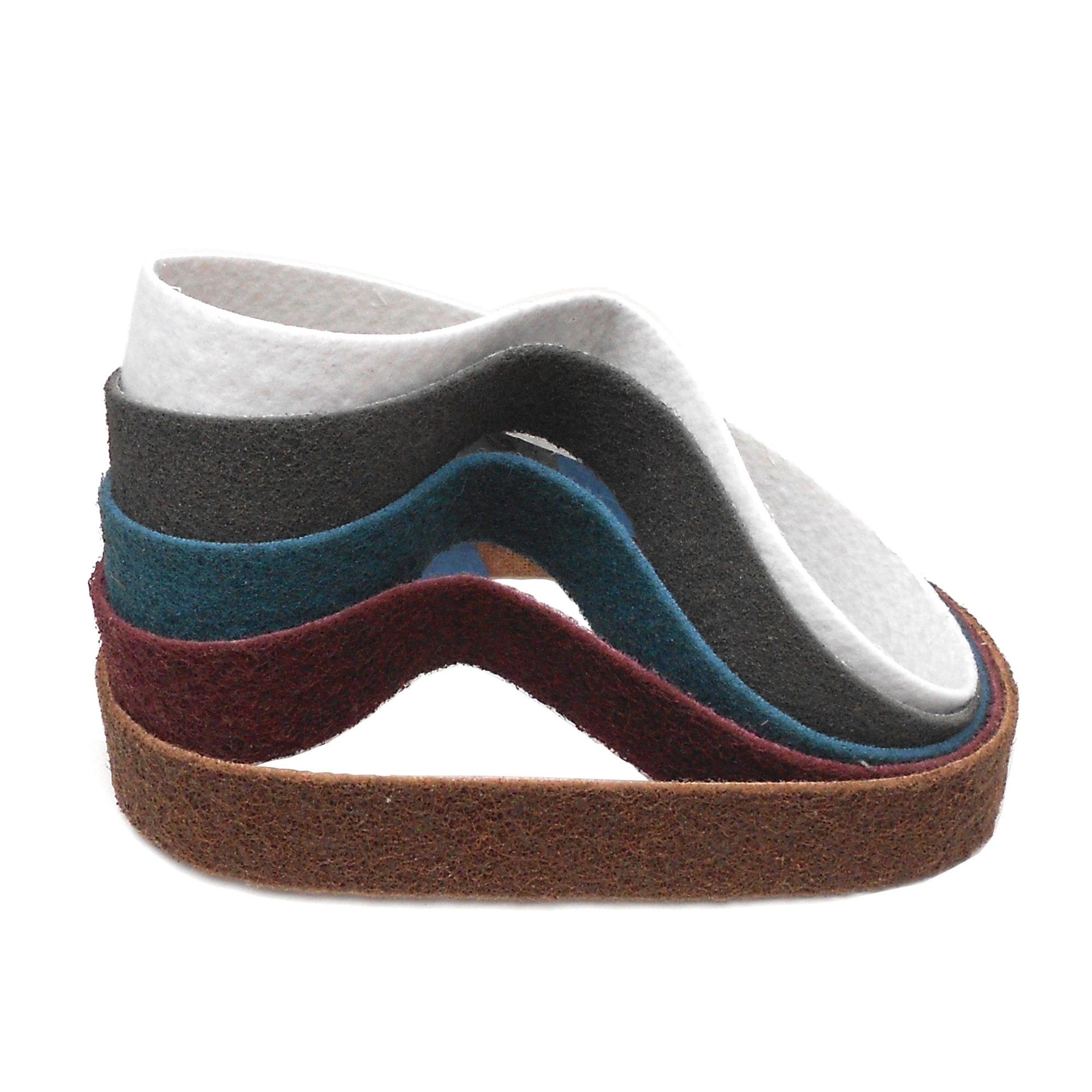 Score Schleifwerkzeuge Schleifpapier 5er Premium Set Vlies-Schleifband, 40 x 760 mm, 1 x jede Körnung, (5 St., je 1x die Körnungen P80+, P120-P150, P180-P240, P320-P360, P500-P600)