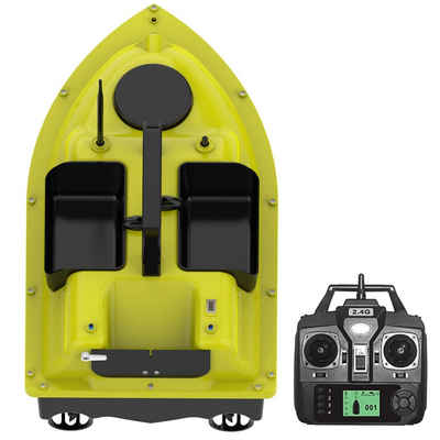 Tidyard RC-Boot GPS Fischerköderboot mit 3 Köderbehältern 400-500M Fernreichweite