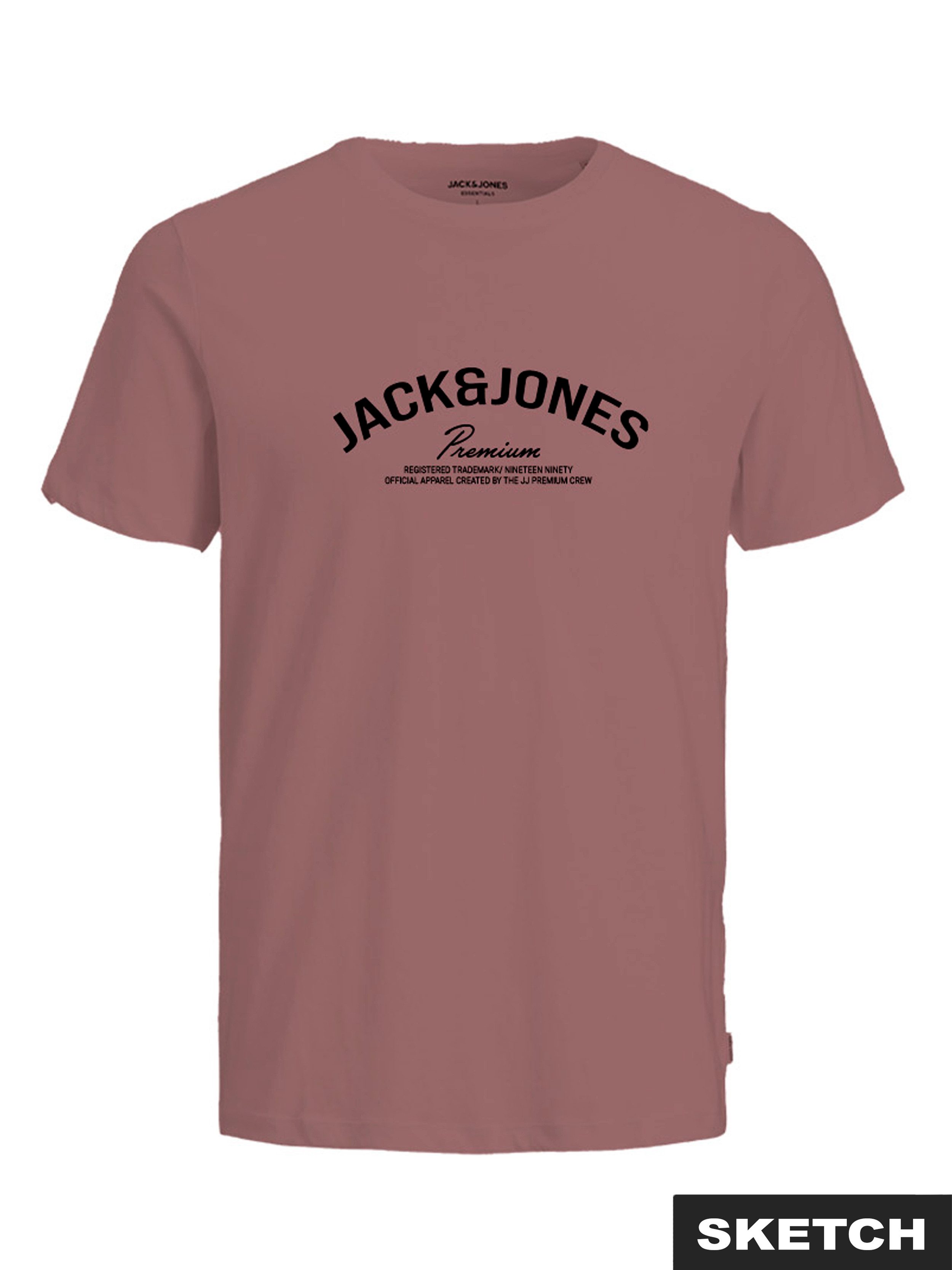 Jack & Jones T-Shirt JPRBLATOMMY SS TEE FST mit Logo Schriftzug