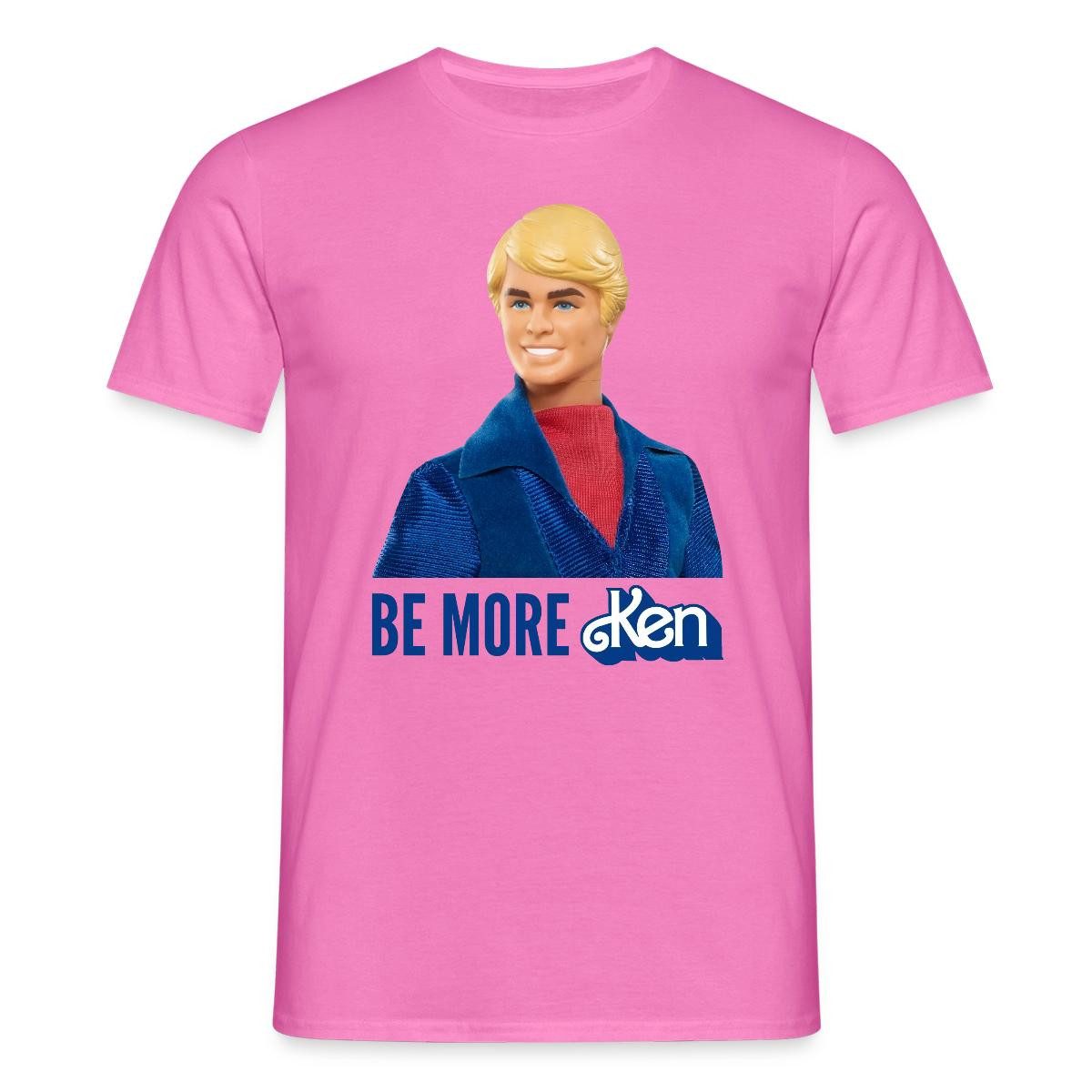 Spreadshirt T-Shirt Barbie Ken Design Mit Spruch Be More Ken Männer T-Shirt (1-tlg)