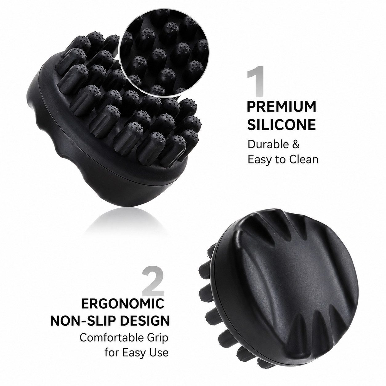 Stelby Lockenkamm Dreadlock Bürste Twist Sponge Lockenbürste für Dreads & Afrohaar, Dreadlock Styling Bürse Ergonomisches Design
