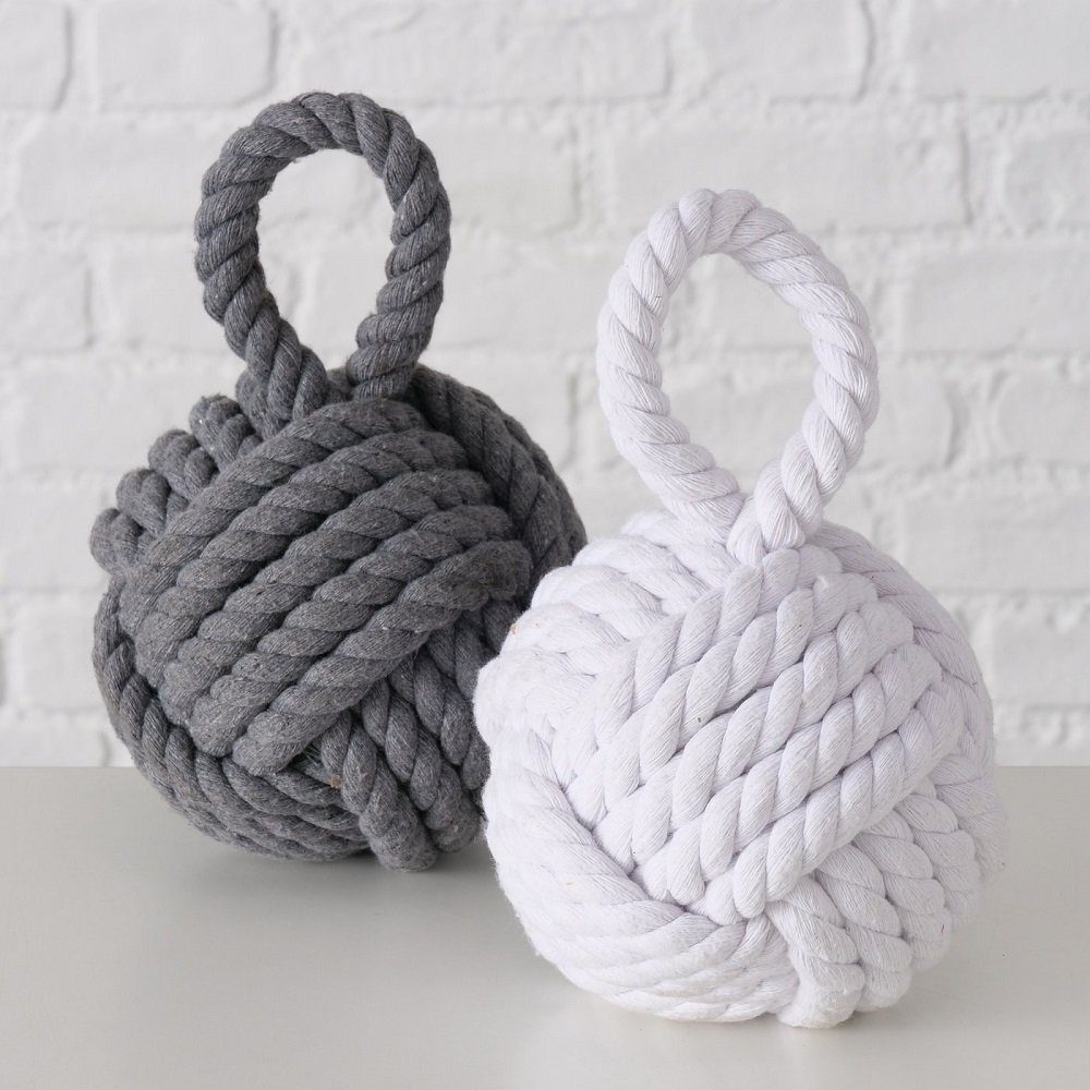 BOLTZE GRUPPE GmbH Türstopper Türstopper weiß+grau natur 2 Stück günstig online kaufen