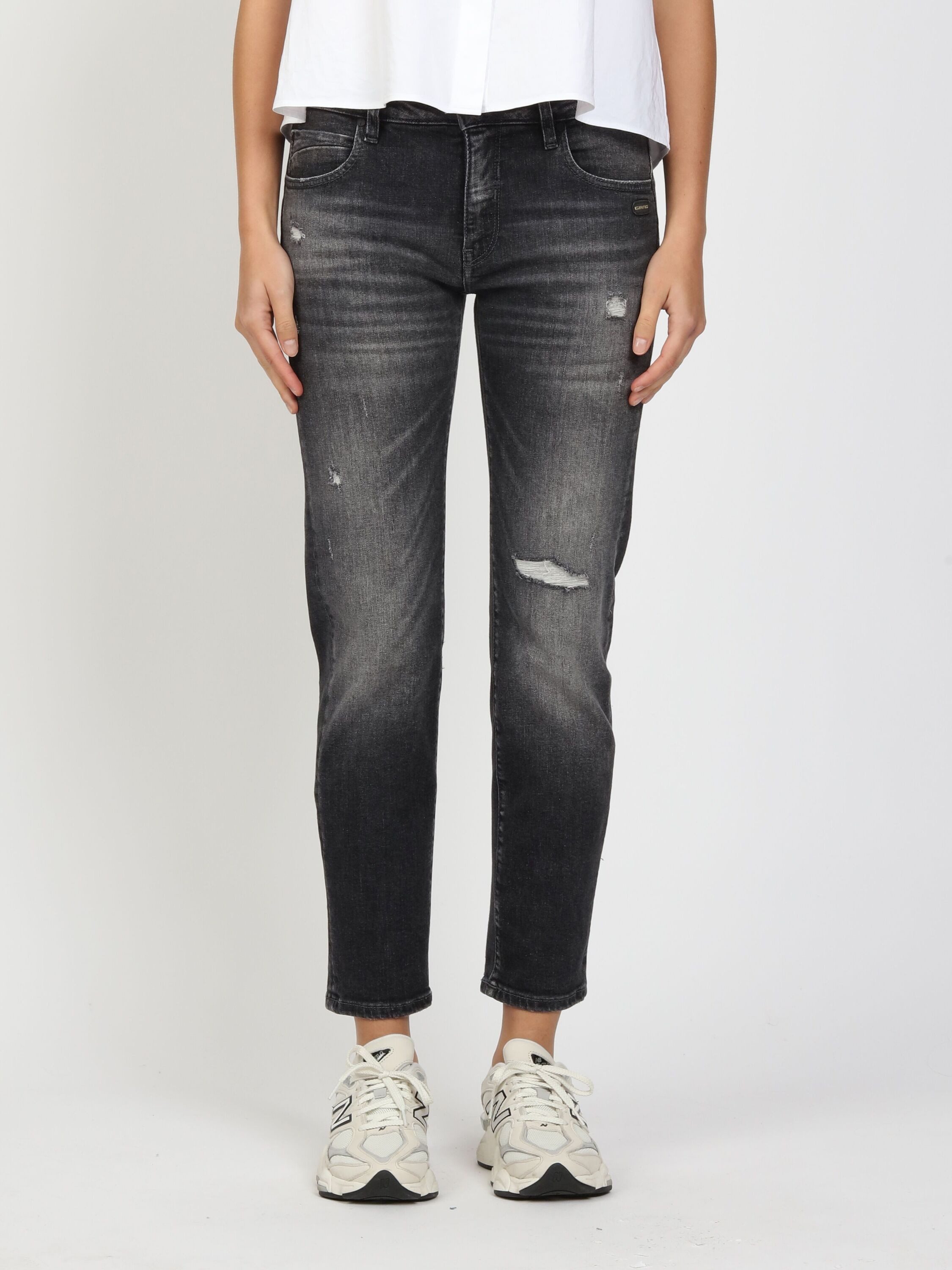 GANG Boyfriend-Jeans 94NADIA CROPPED im 5-Pocket-Style