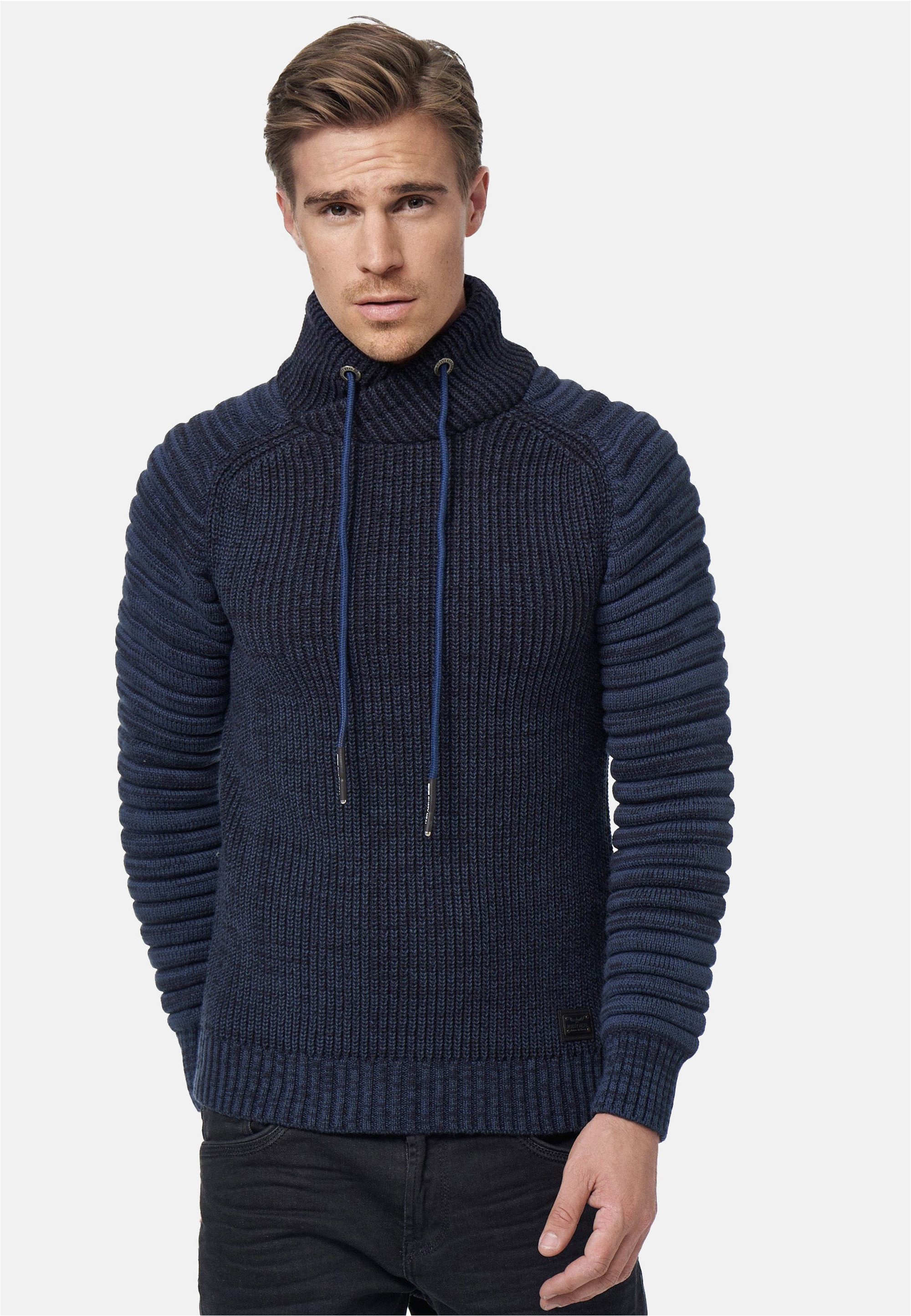 Rusty Neal Strickpullover mit kuscheligem Schalkragen