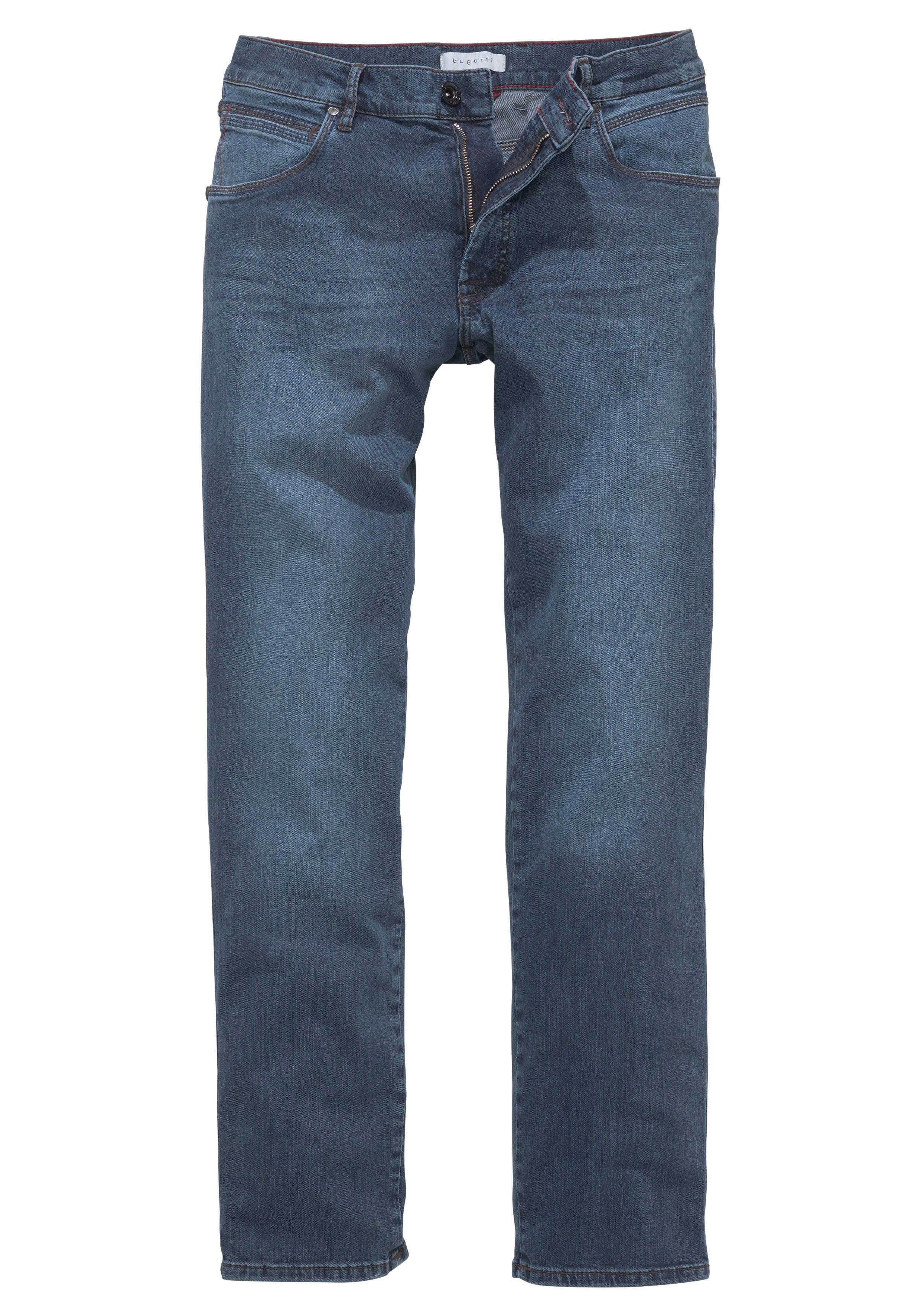 Bewegung used34 bugatti Flexcity der passt sich an blue Regular-fit-Jeans