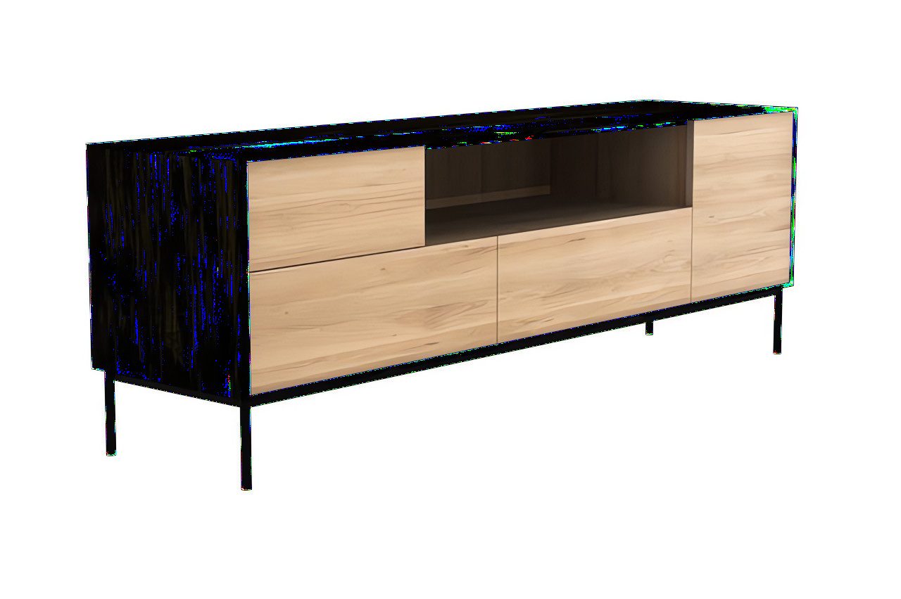 Ethnicraft Sideboard TV Board Blackbird Eiche massiv B 180 cm