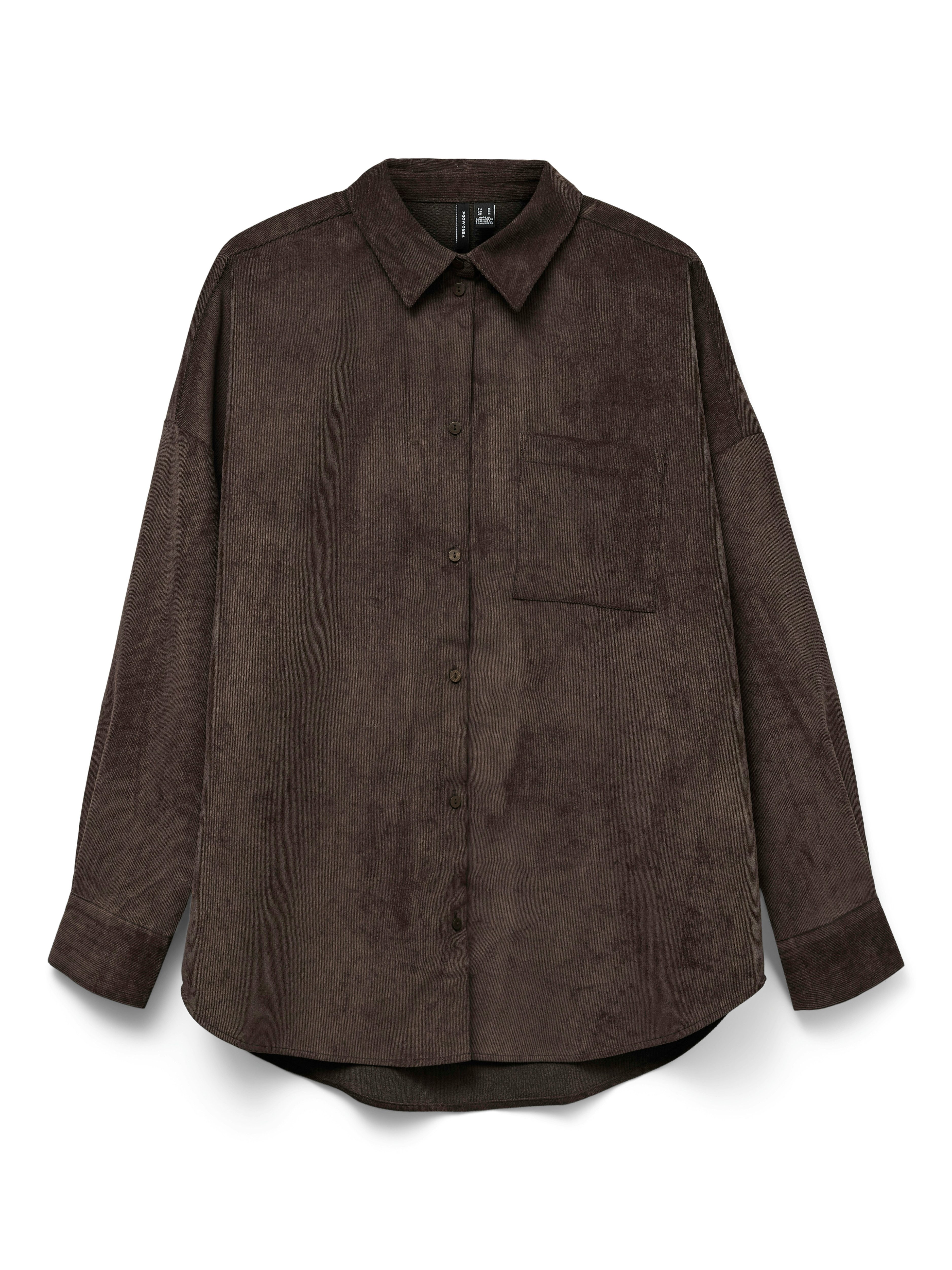 Vero Moda Hemdbluse VMSANNE COURDEROY LS SHIRT WVN GA NOOS – Bild 5 von 5