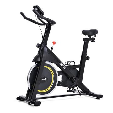 Merax Speedbike Merax Indoor Cycling Bike mit 8KG Schwungrad Magnet Riemenantrieb Heimtrainer für Heimgymnastik