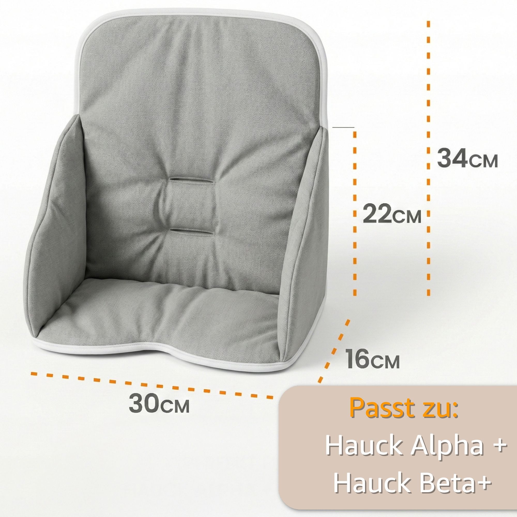 Totsy Baby Sitzverkleinerer Hochstuhl Baby Sitzkissen - Kinder Sitzauflage für Hauck und Stokke