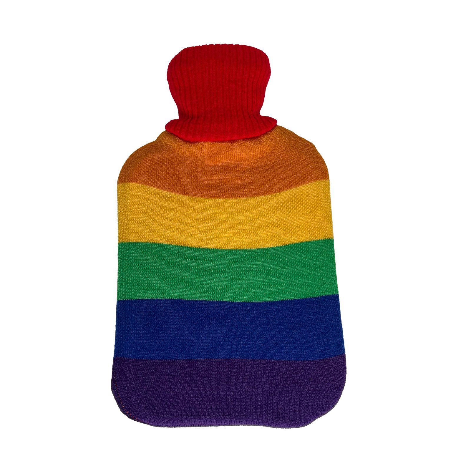 Gravidus Wärmflasche Wärmflasche mit Pride-Regenbogenbezug – 2 Liter, weich & wärmend