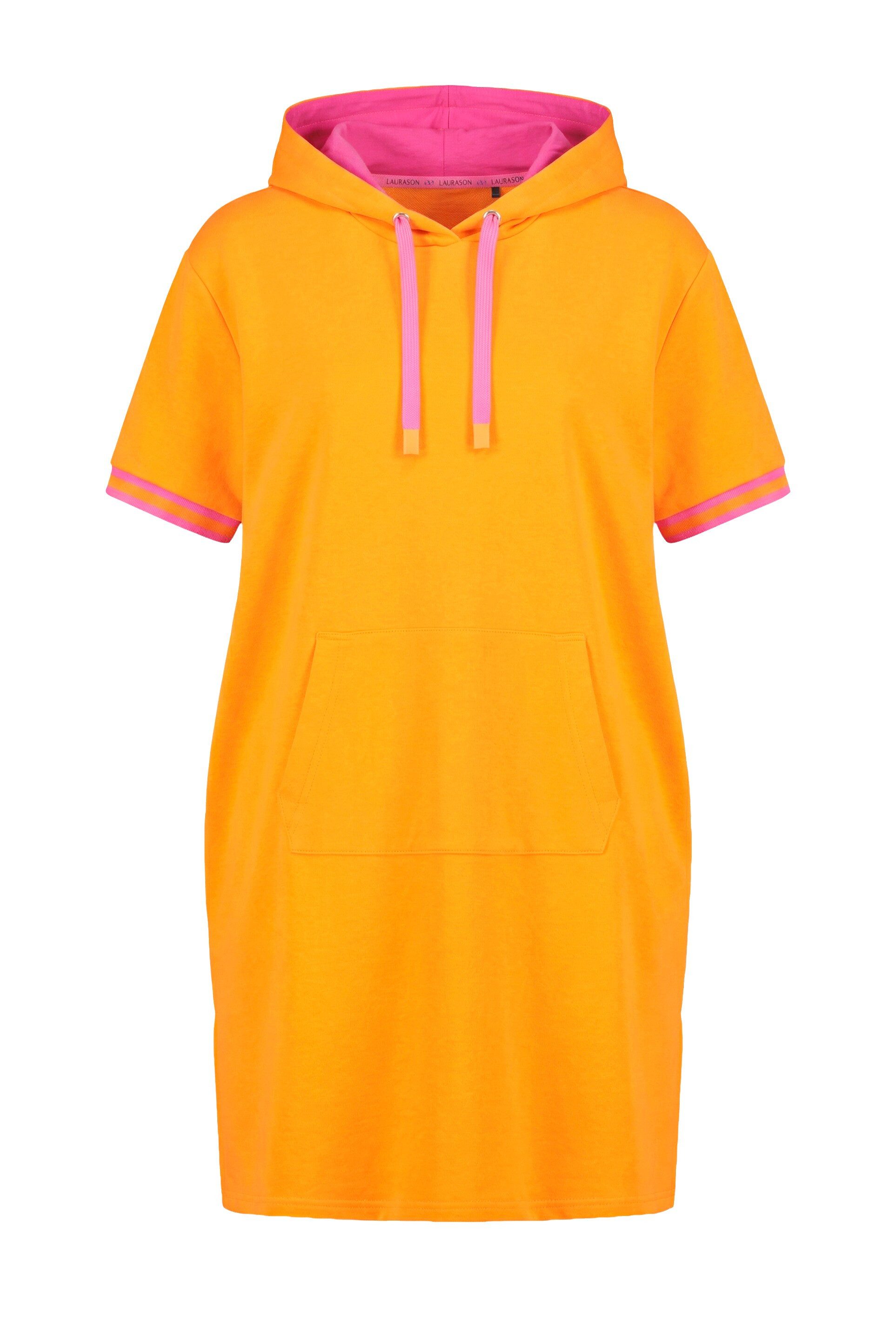 Laurasøn Jerseykleid Strandsweatkleid 1/2 Arm Kapuze