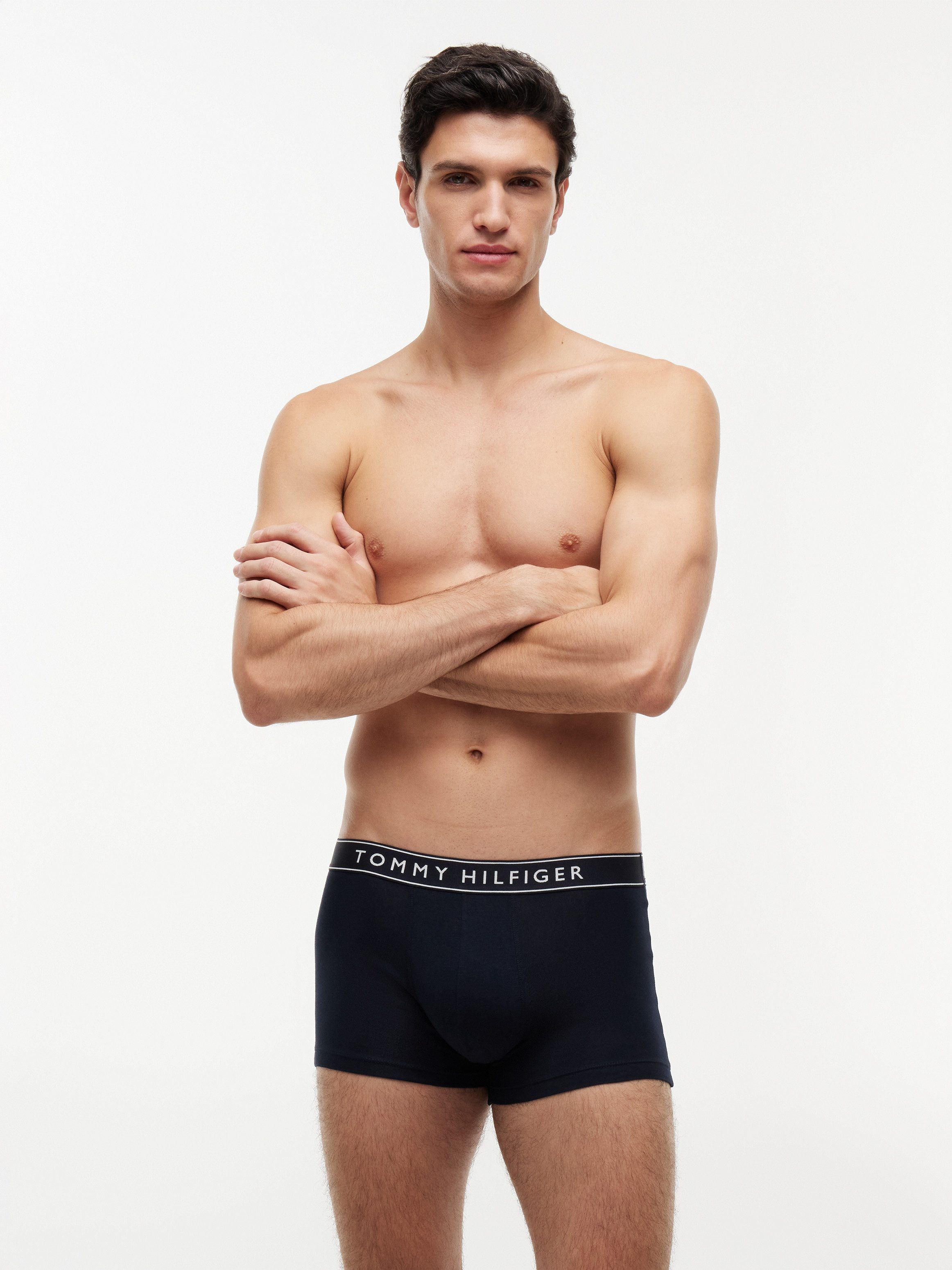 Tommy Hilfiger Underwear Trunk (3-St) Körpernahe Passform mit elastischem Bund