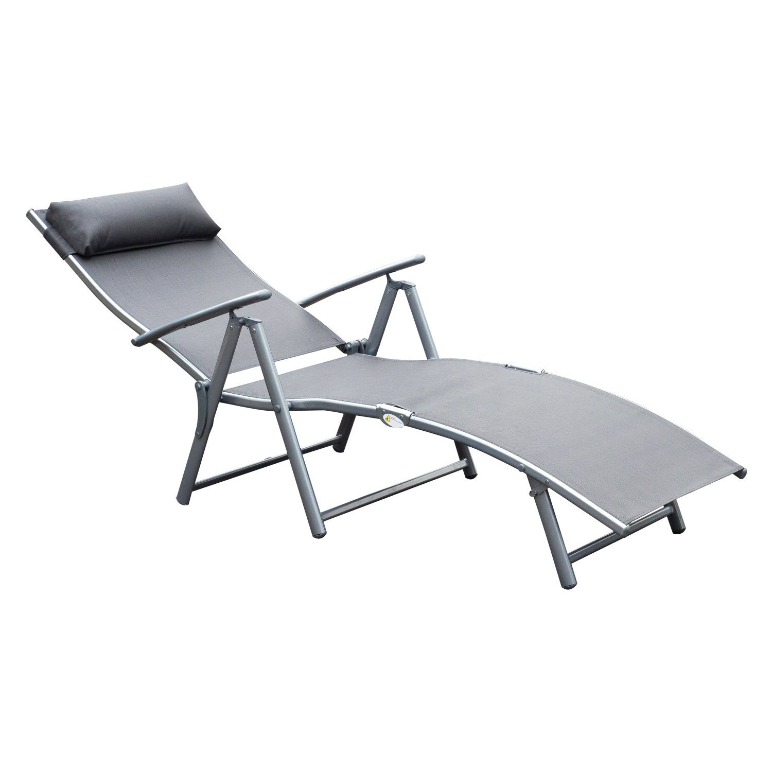 Outsunny Gartenliege Gartenliege mit Kissen günstig online kaufen