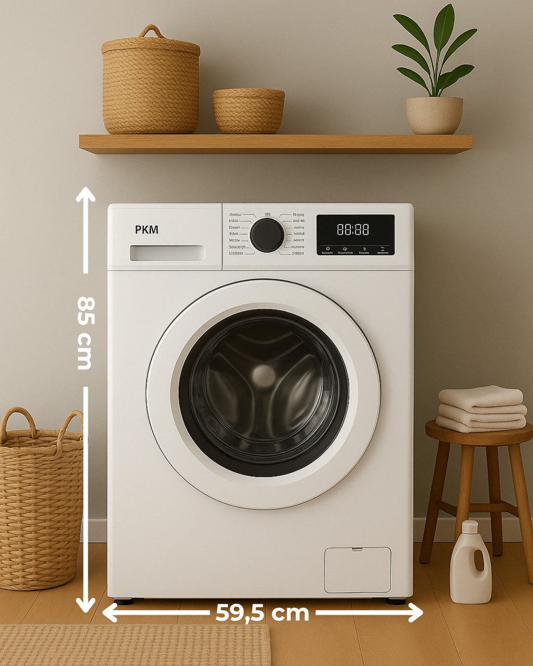 PKM Waschtrockner WT10+7, 10 kg